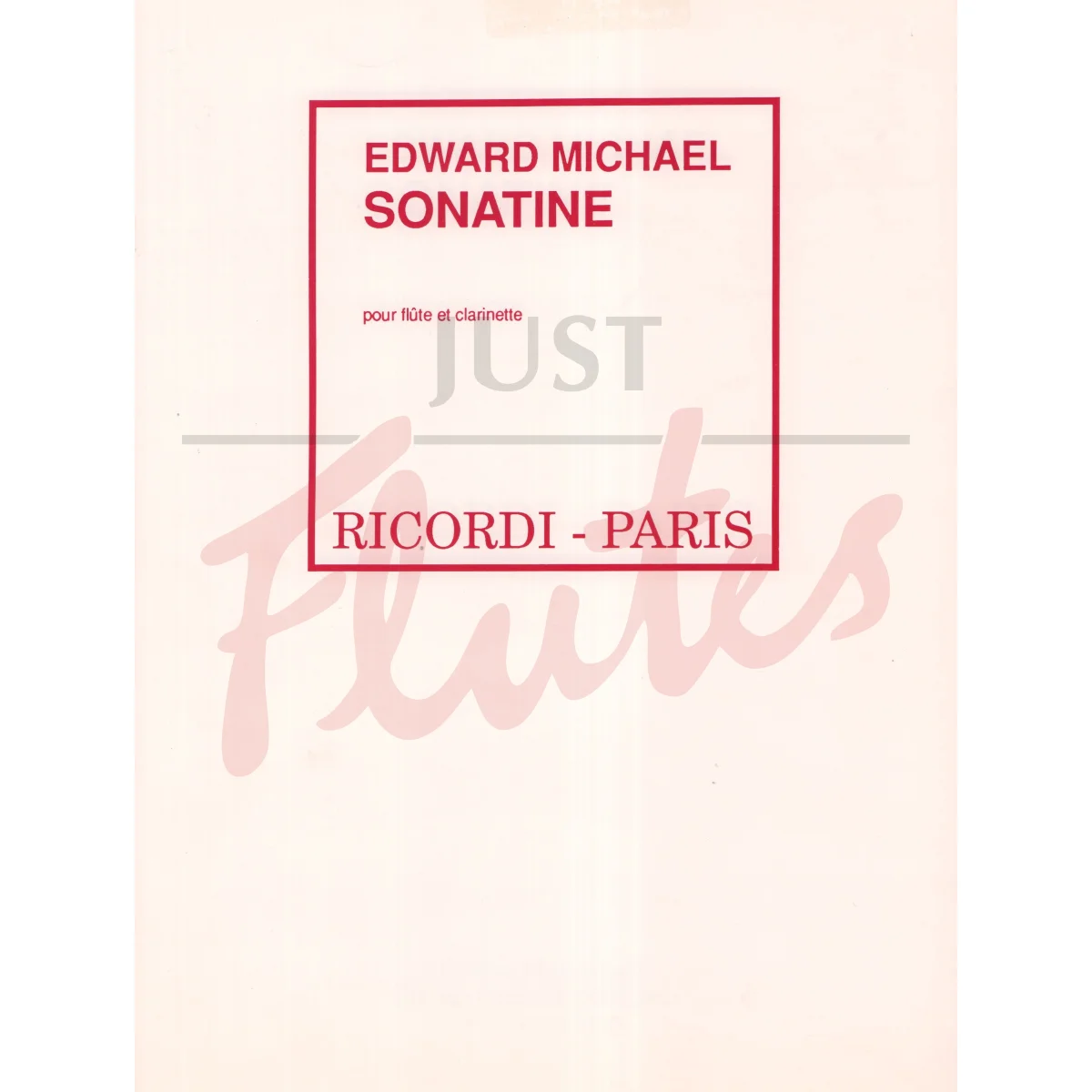 Sonatine for Flute and Clarinet