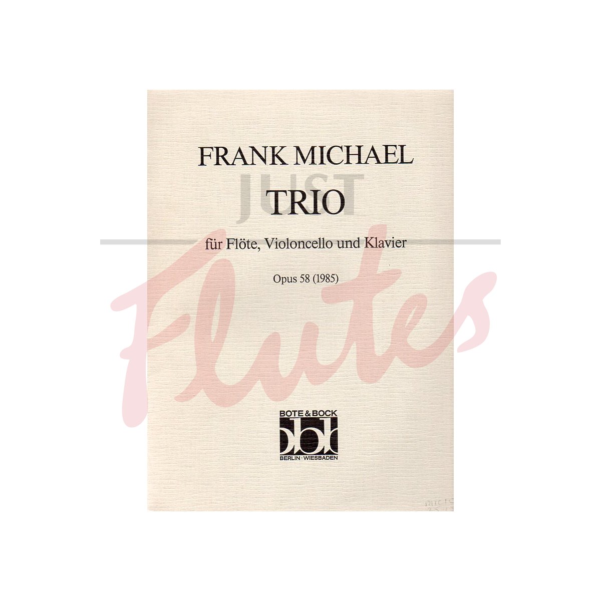 Trio for Flute, Cello &amp; Piano
