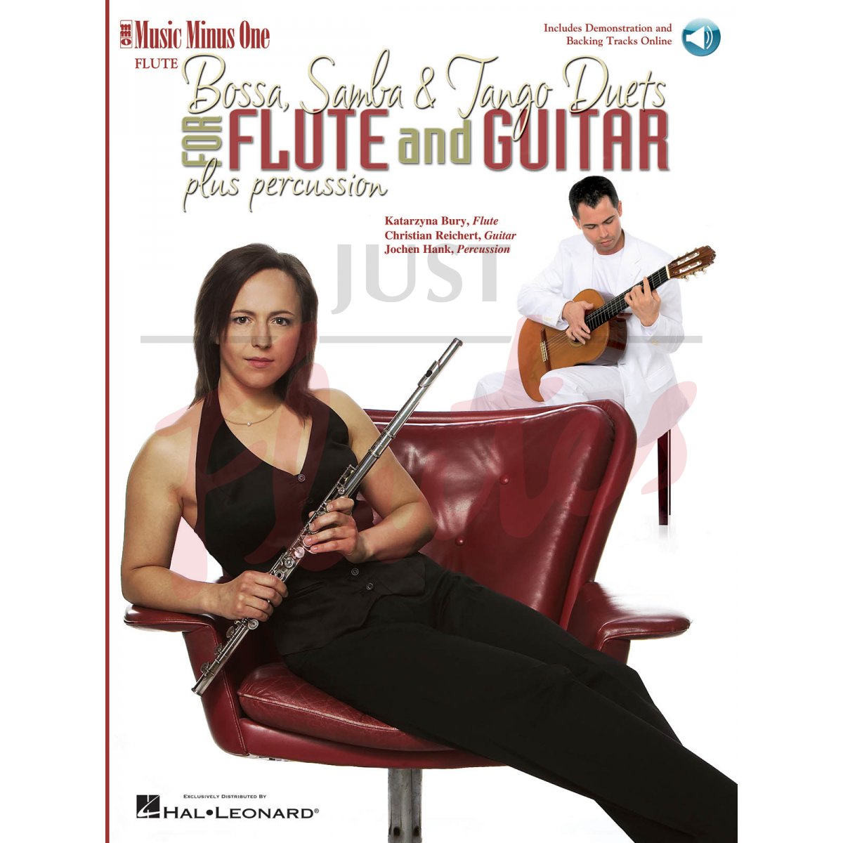Bossa, Samba &amp; Tango Duets for Flute and Guitar plus Percussion