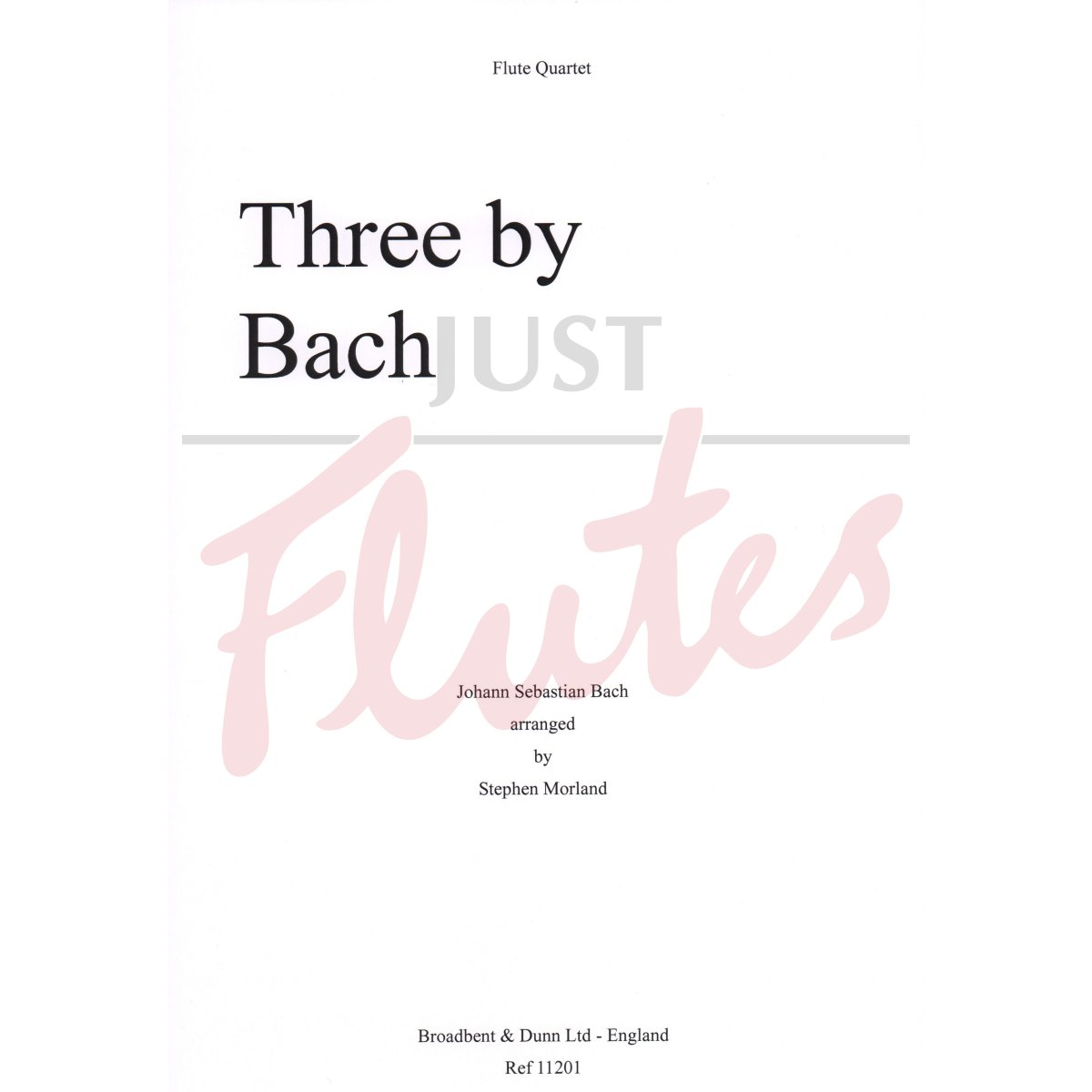 Three by Bach for Flute Quartet