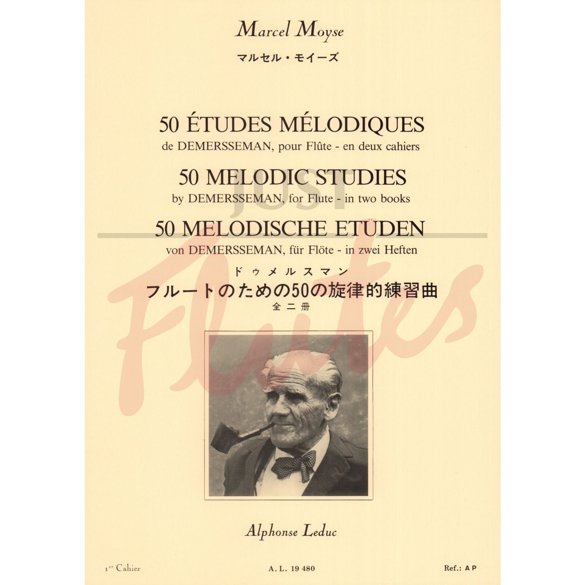 50 Etudes Melodiques de Demersseman, Vol 1 for Flute