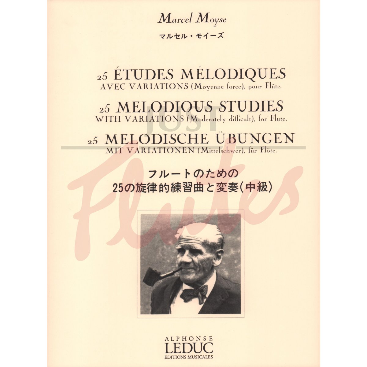 Marcel Moyse 25 Melodious Studies With Variations For Flute