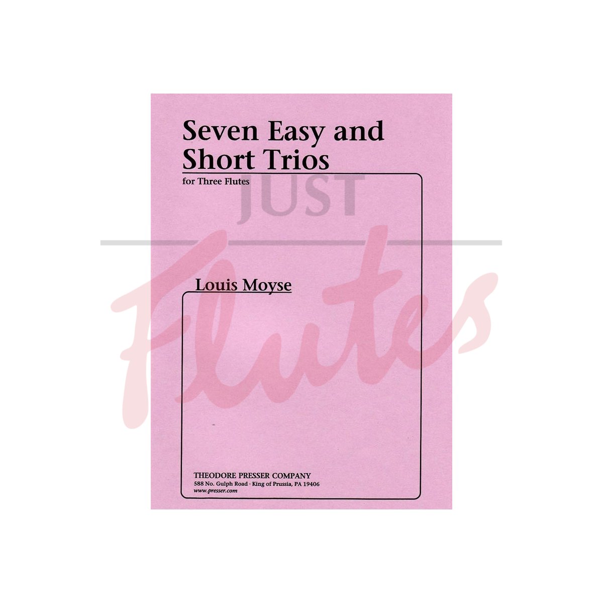 Seven Easy and Short Trios for Three Flutes