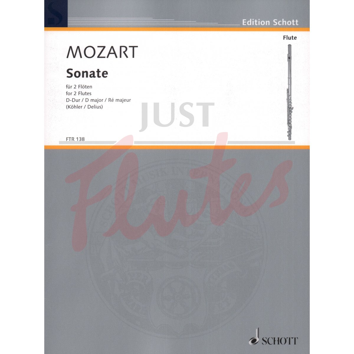 Sonata in D major for Two Flutes