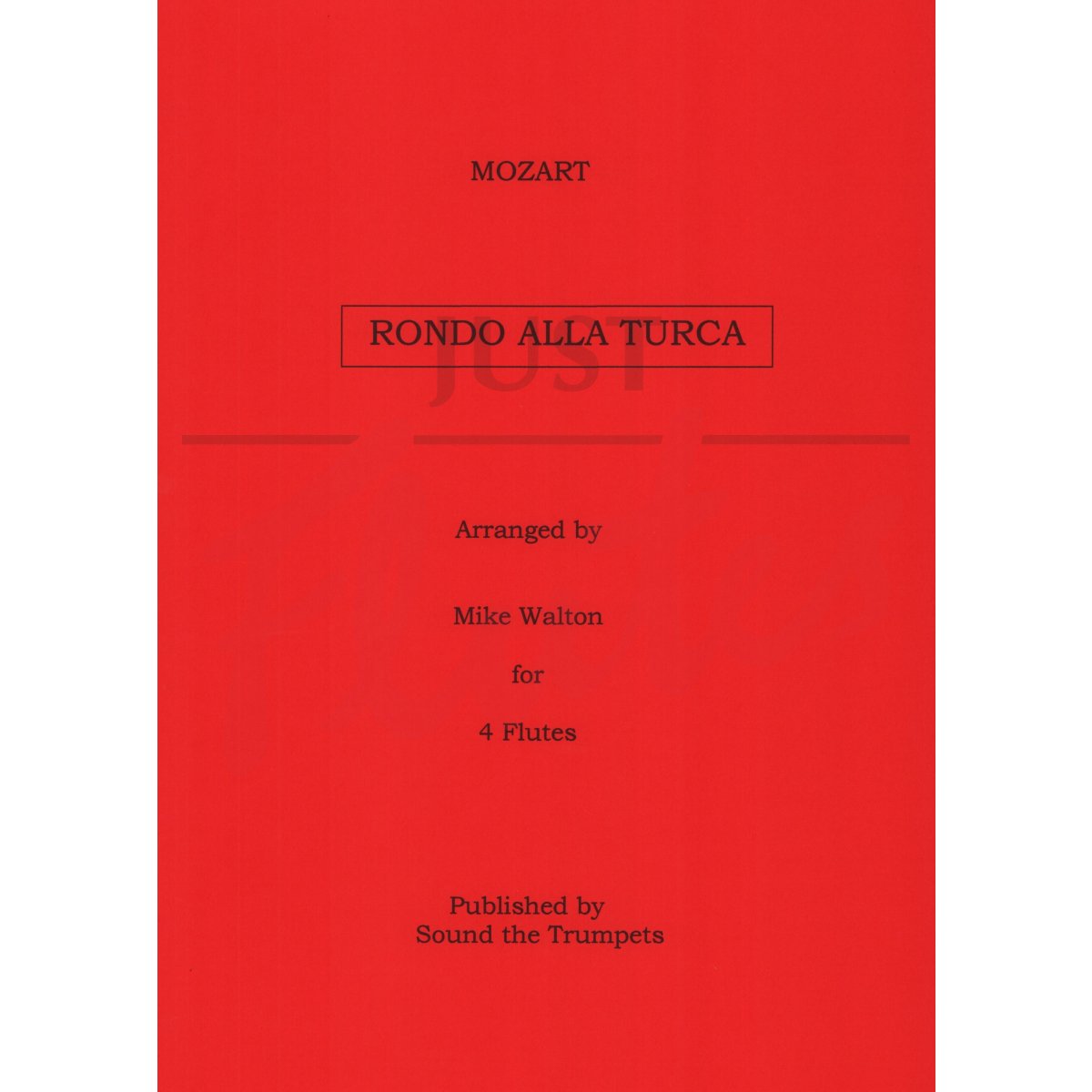 Rondo Alla Turca for Four Flutes