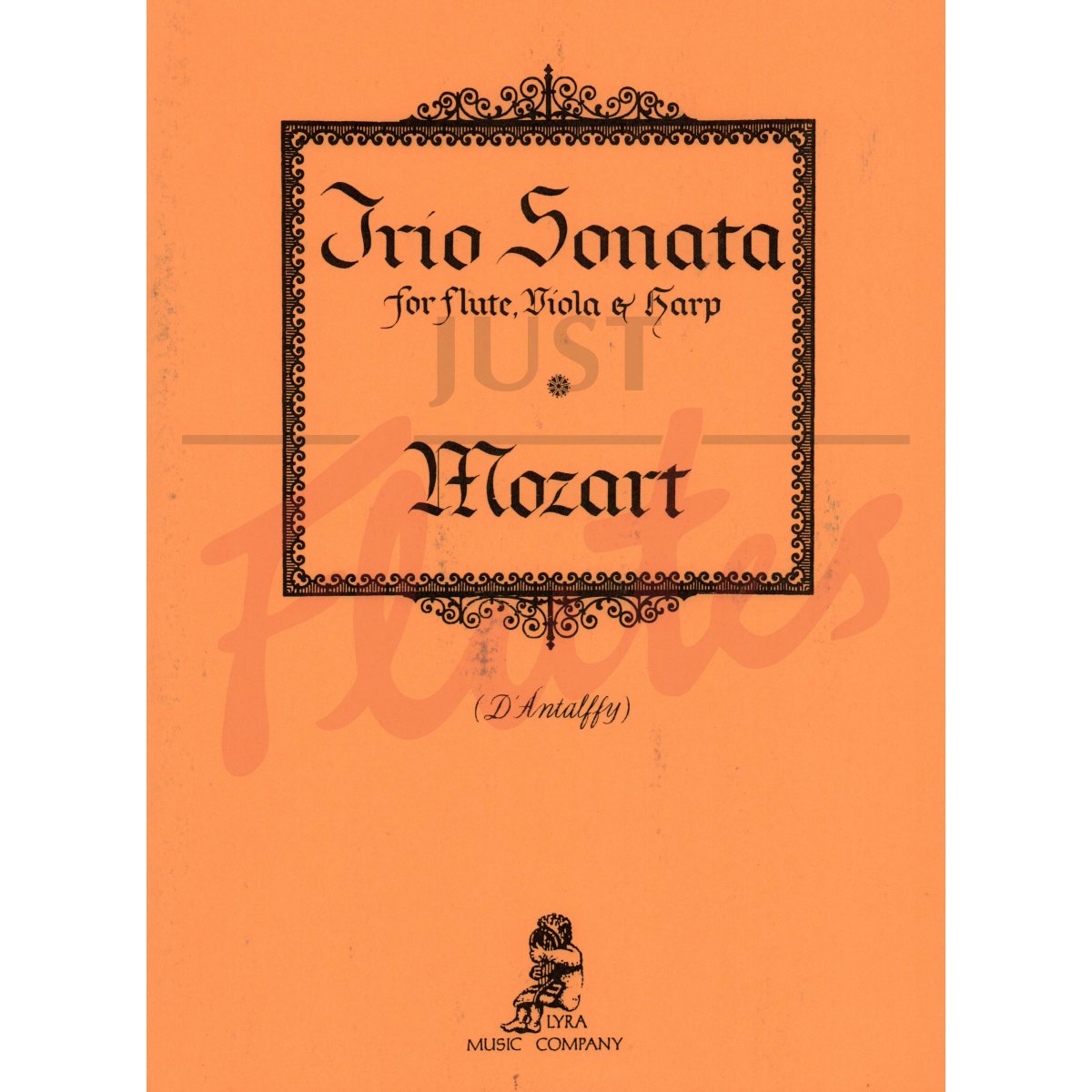 Trio Sonata arranged for Flute, Viola and Harp