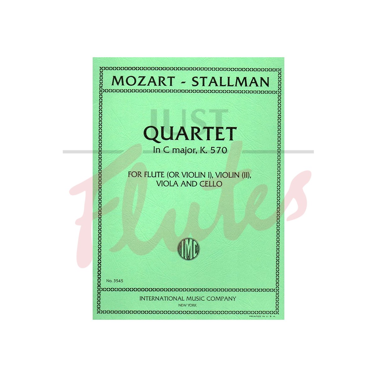 Quartet C major after K570 (flute &amp; strings)