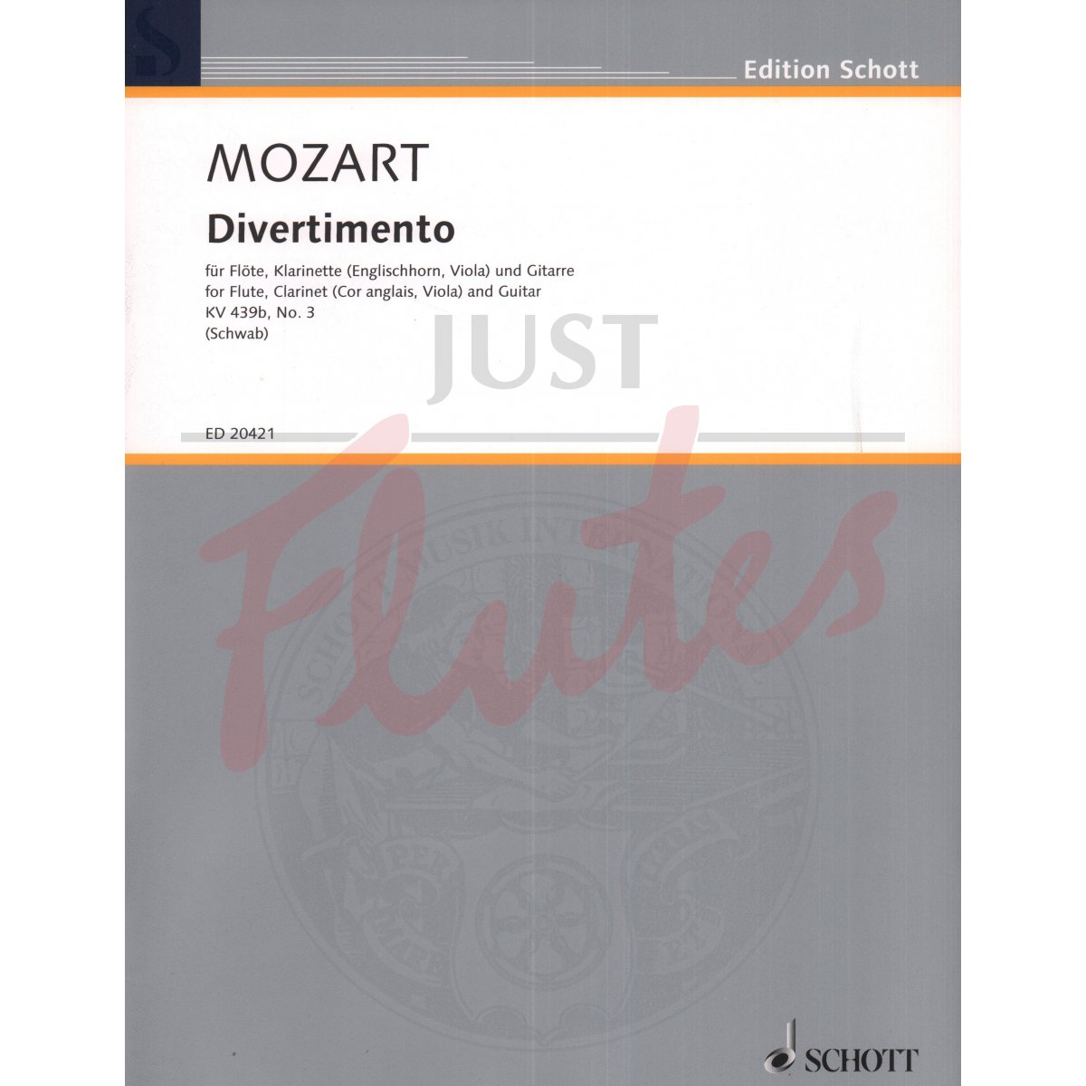 Divertimento No. 3 for Flute, Clarinet and Guitar