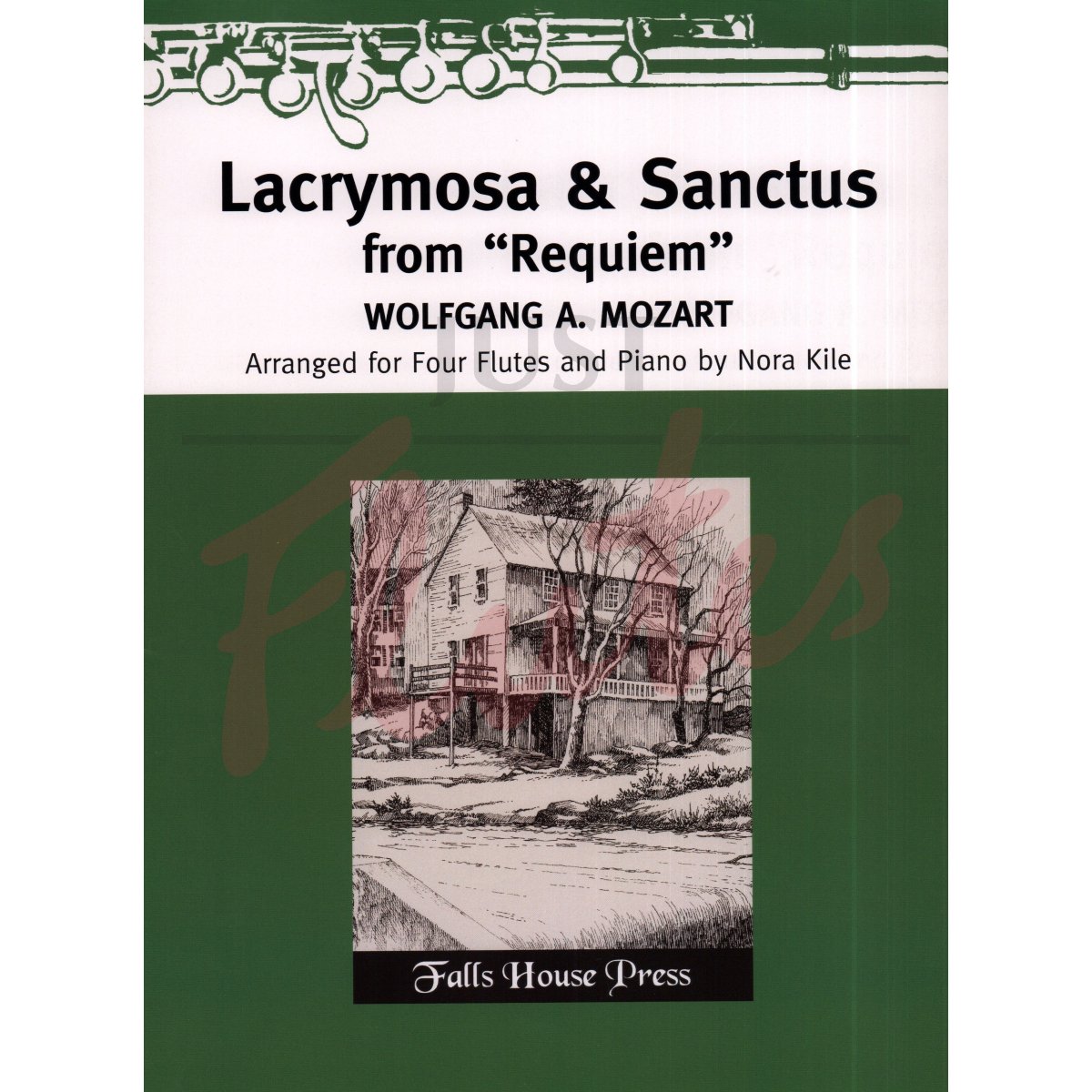 Lacrymosa &amp; Sanctus from &#039;Requiem&#039; for Four Flutes and Piano
