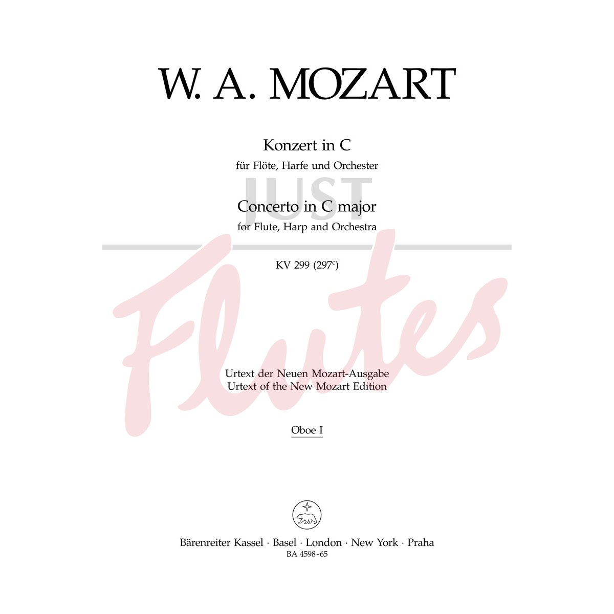 Concerto in C for Flute &amp; Harp - Orchestral Parts Only 