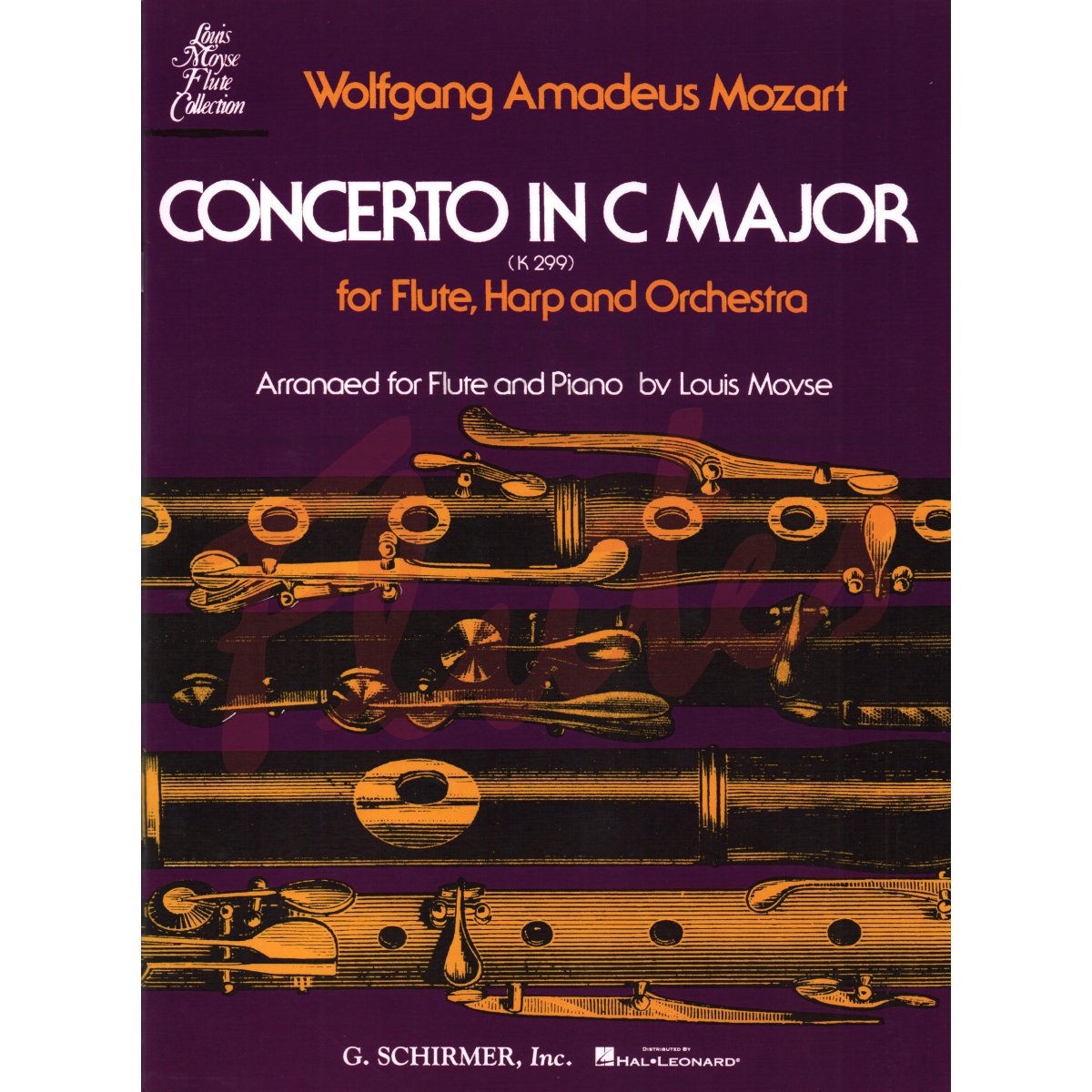 Concerto in C major for Flute and Harp, arranged for Flute and Piano