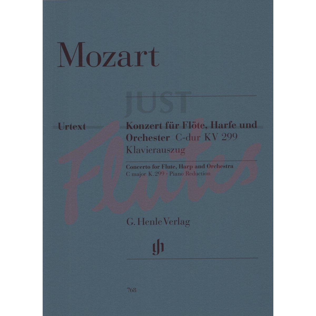 Concerto for Flute and Harp in C major with Piano Reduction