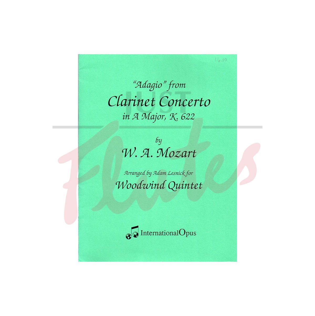 Adagio from Clarinet Concerto arranged for Wind Quintet