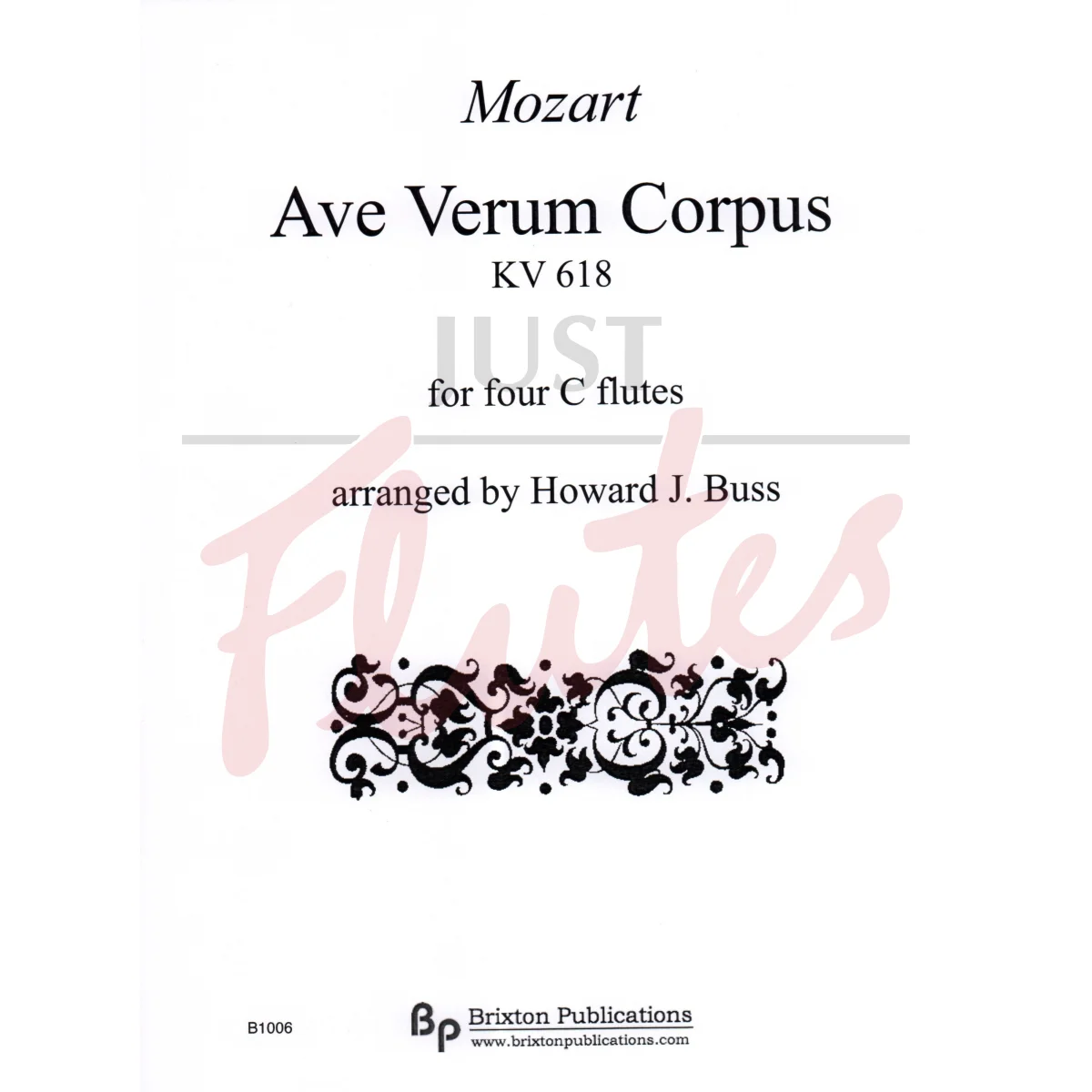Ave Verum Corpus for Four Flutes