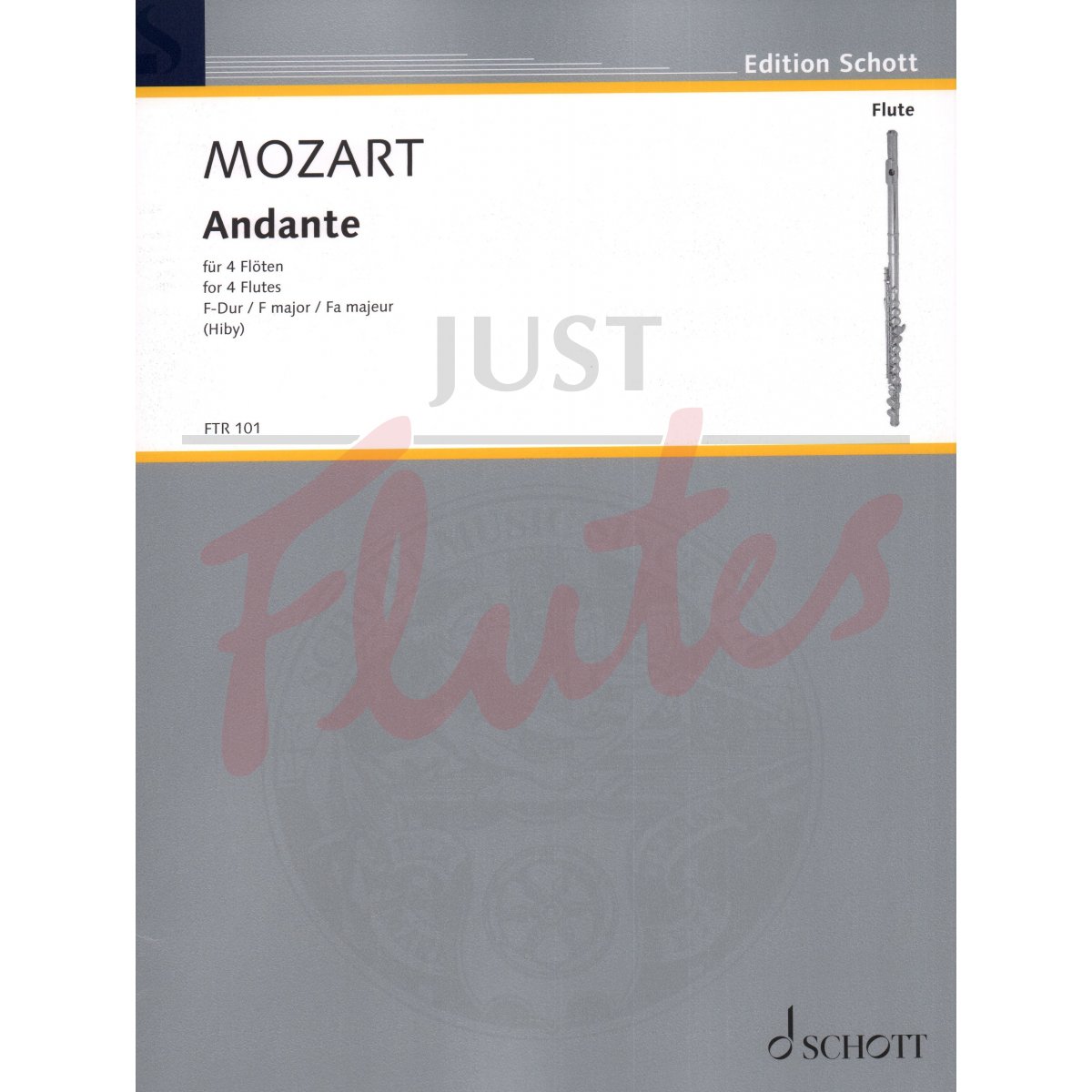 Andante in F major for Four Flutes