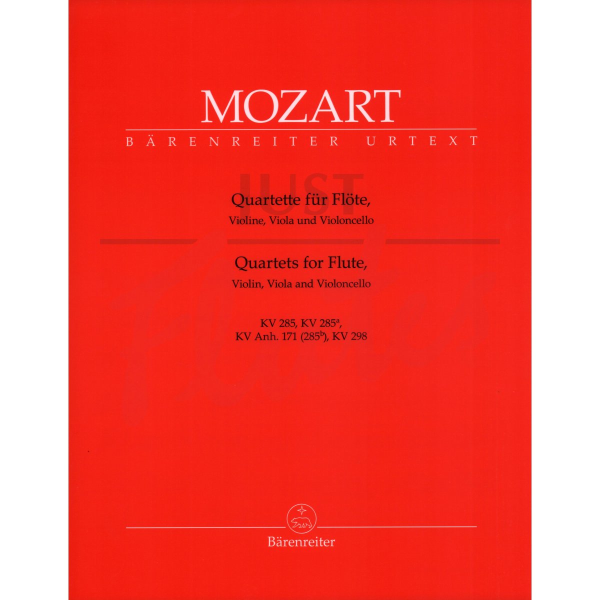 Four Flute Quartets (KV285, 285a, 285b, 298)