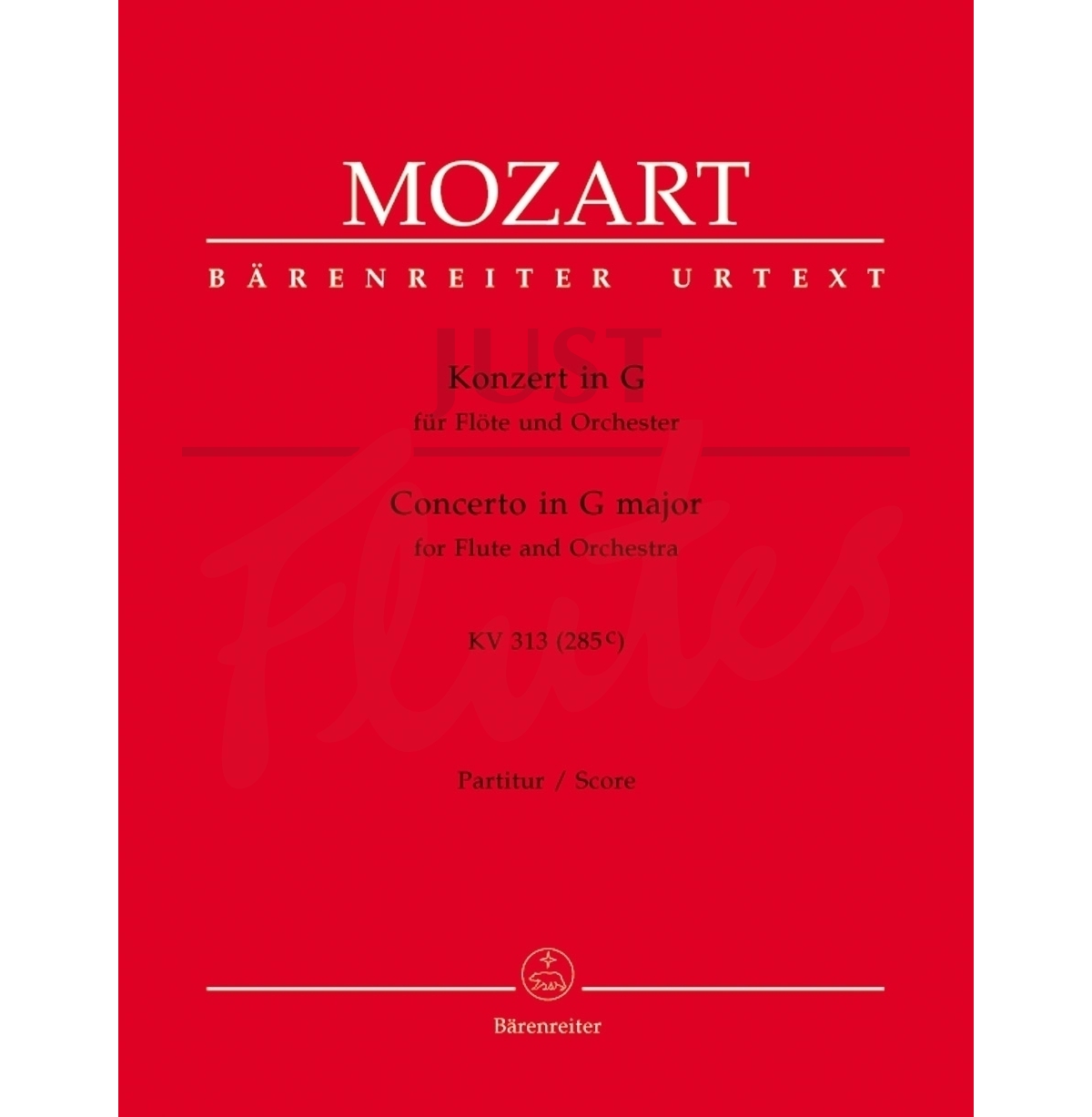 Flute Concerto No 1 in G, KV313 [Orchestral Parts]