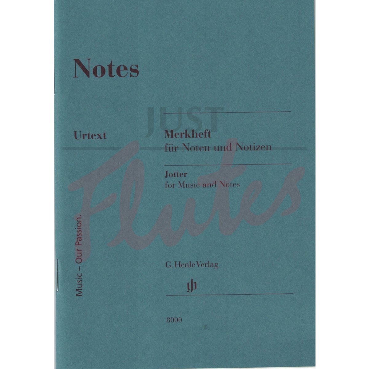 Manuscript Jotter for Music &amp; Notes