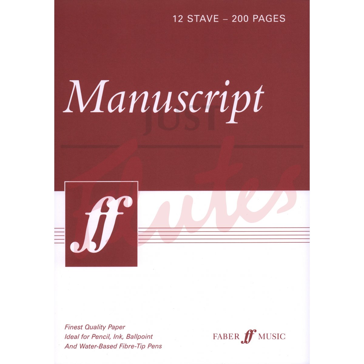 Manuscript Pad - A4, 12-Stave, 200 Pages
