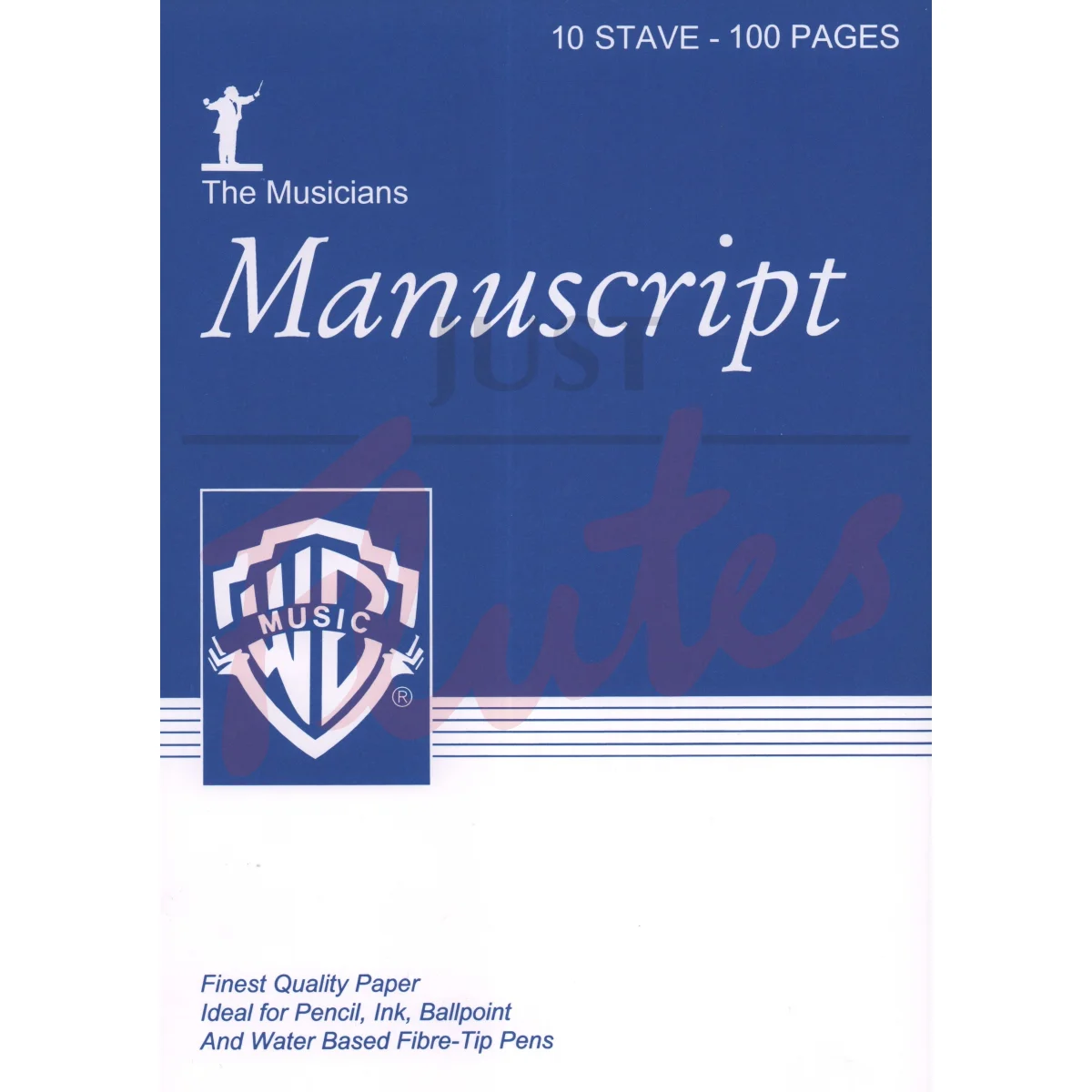 Manuscript Pad - 10-Stave A4, 100 Pages