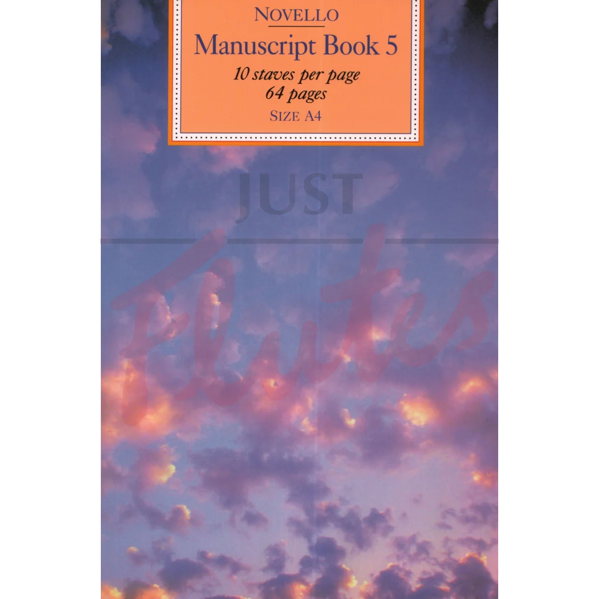 Manuscript Book 5 - 10-Stave A4, 64 Pages