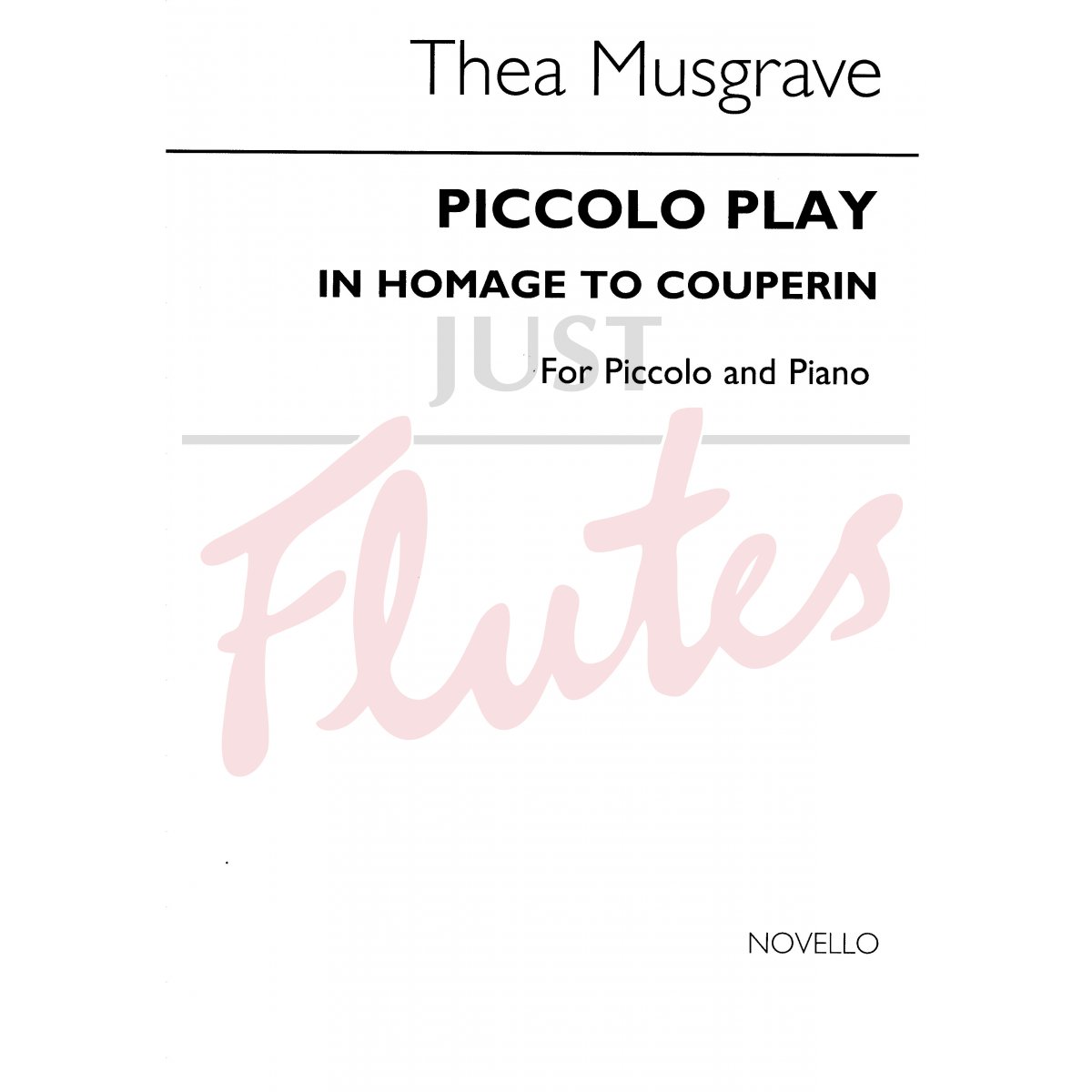 Piccolo Play: In Homage to Couperin for Piccolo and Piano