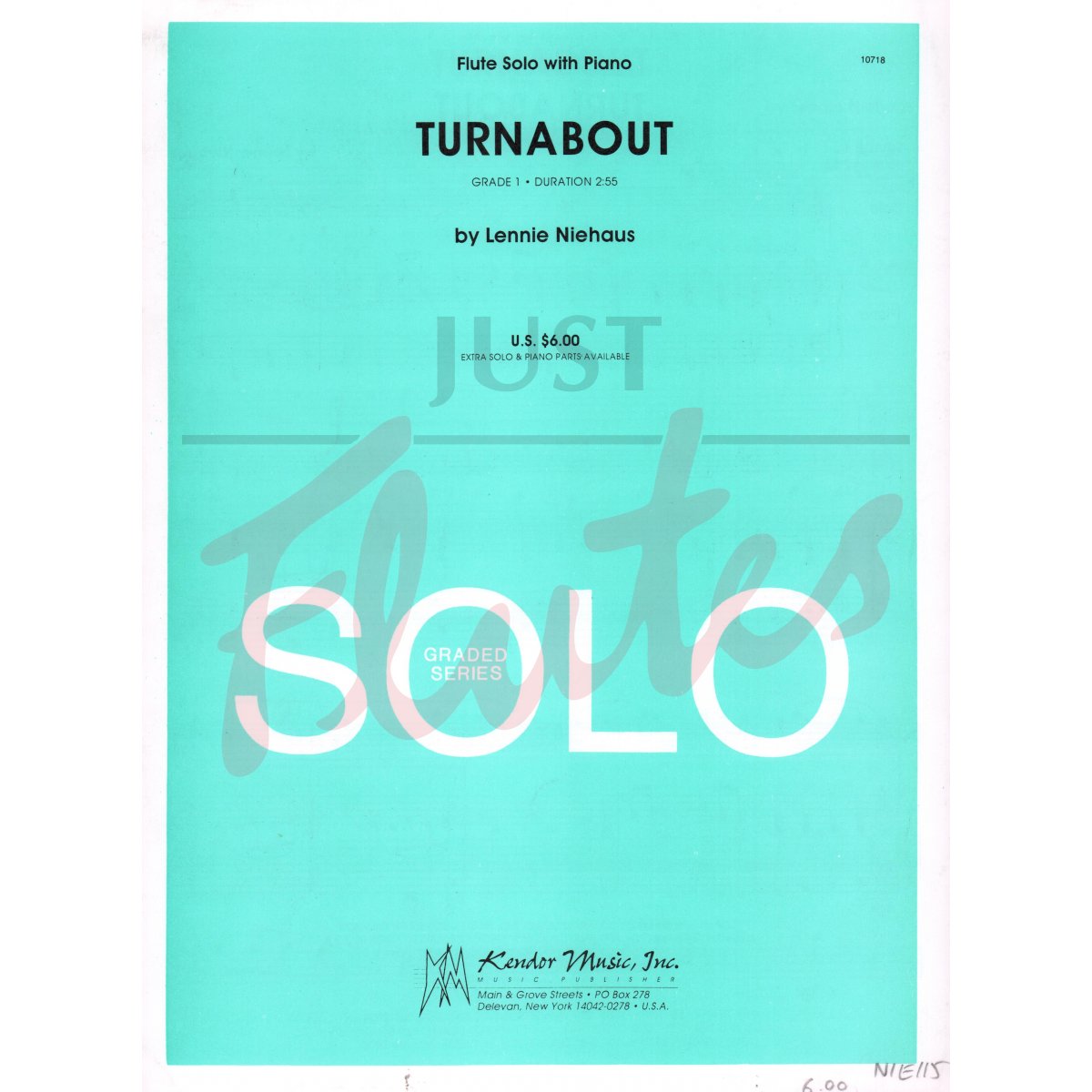 Turnabout for Flute Solo with Piano