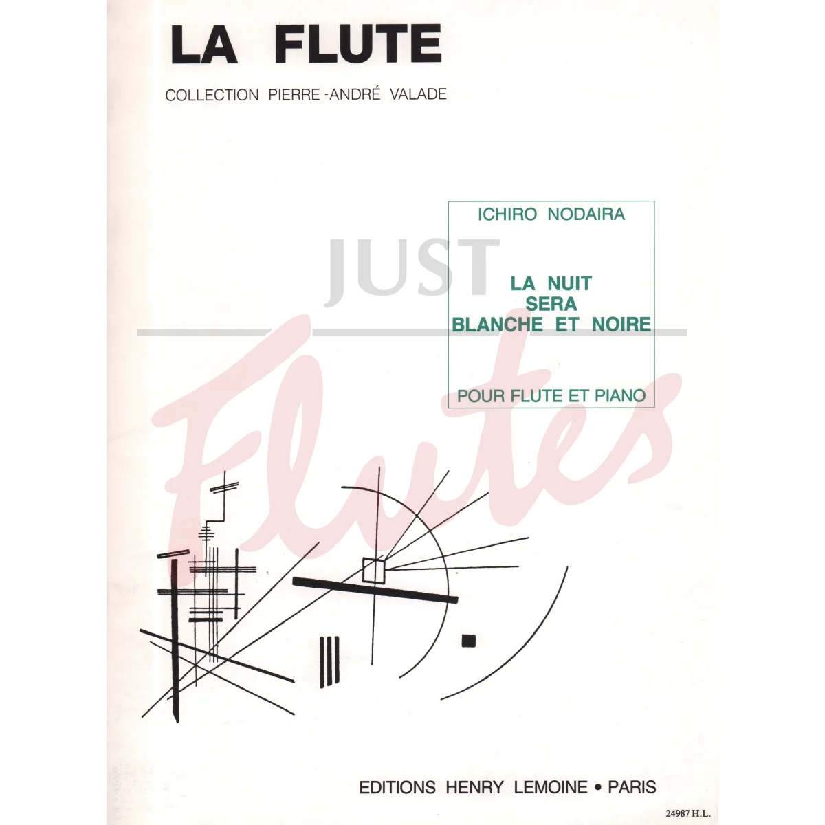 La Nuit Sera Blanche et Noire for Flute and Piano