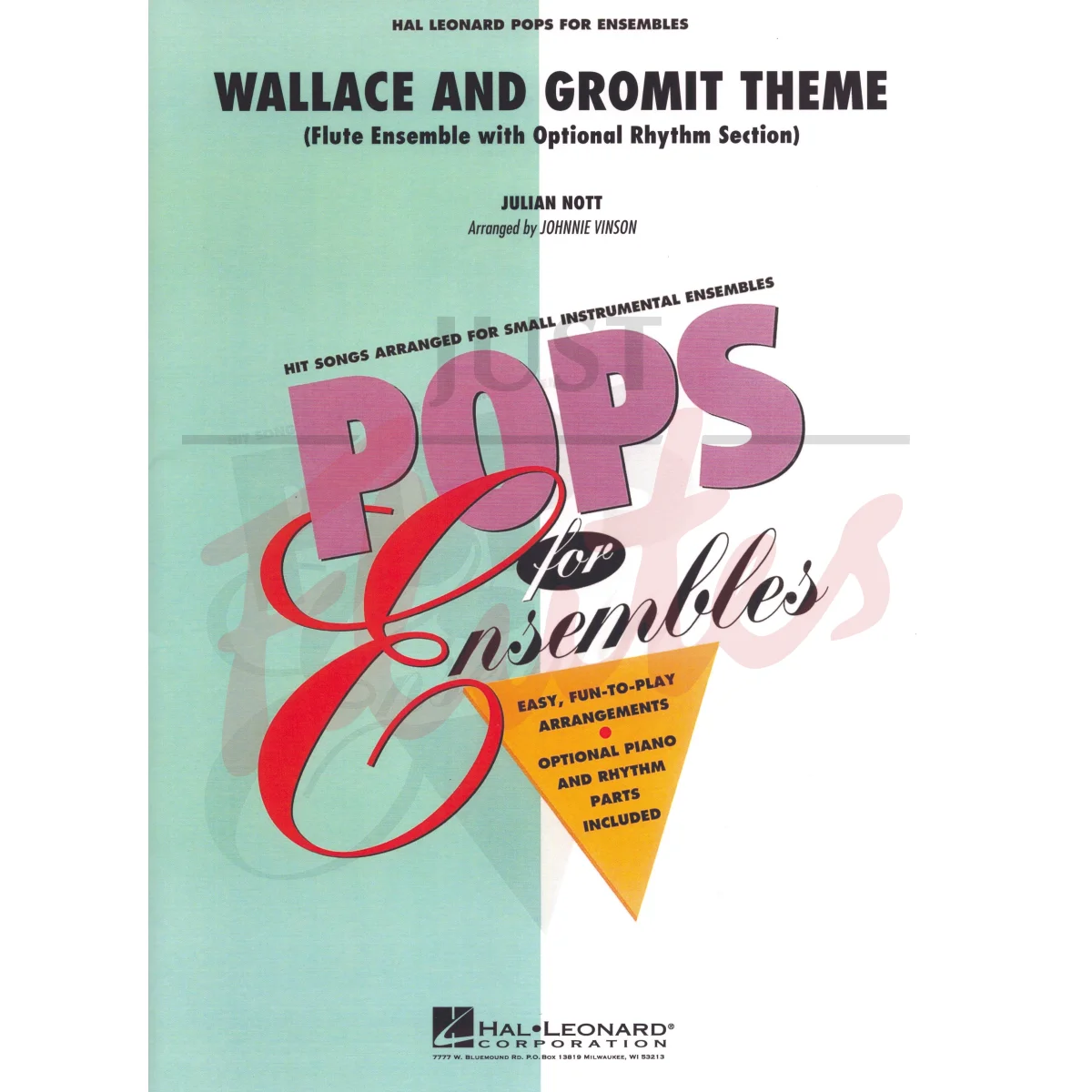 Wallace and Gromit Theme for Three Flutes and Optional Rhythm Section
