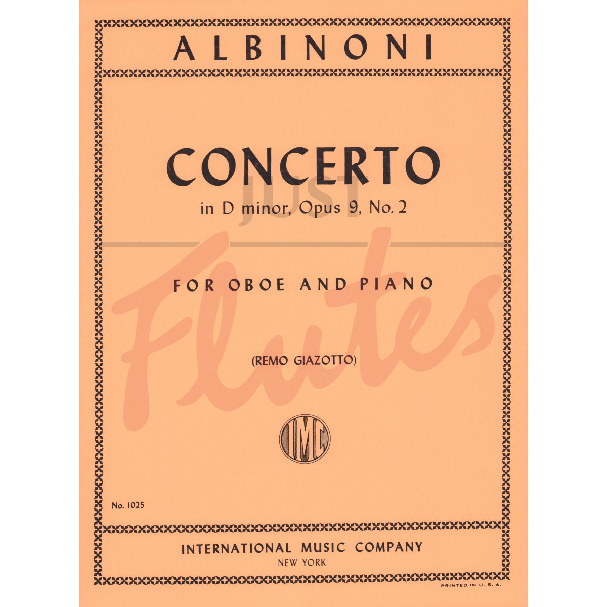 Concerto in D minor for Oboe and Piano