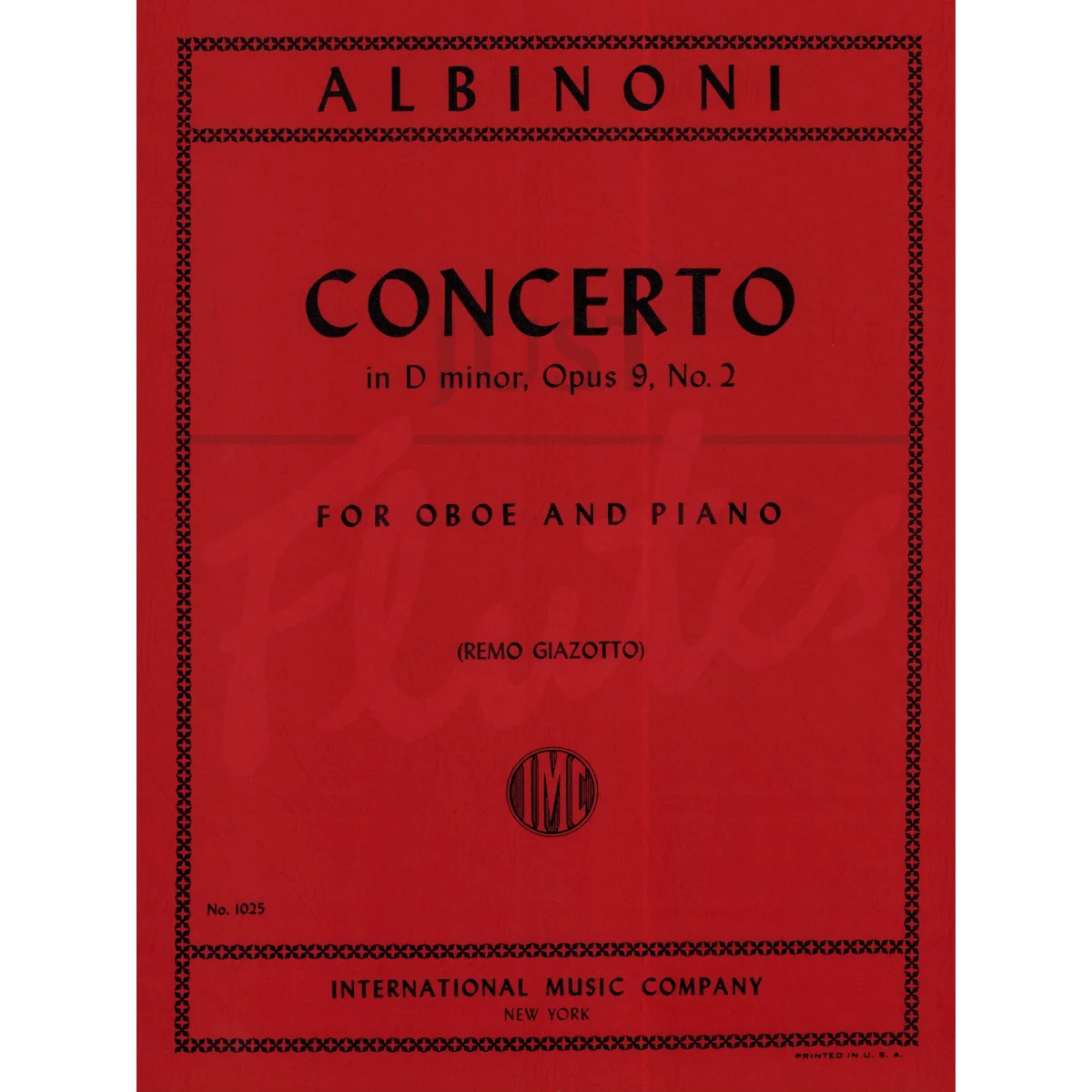 Concerto in D minor for Oboe and Piano