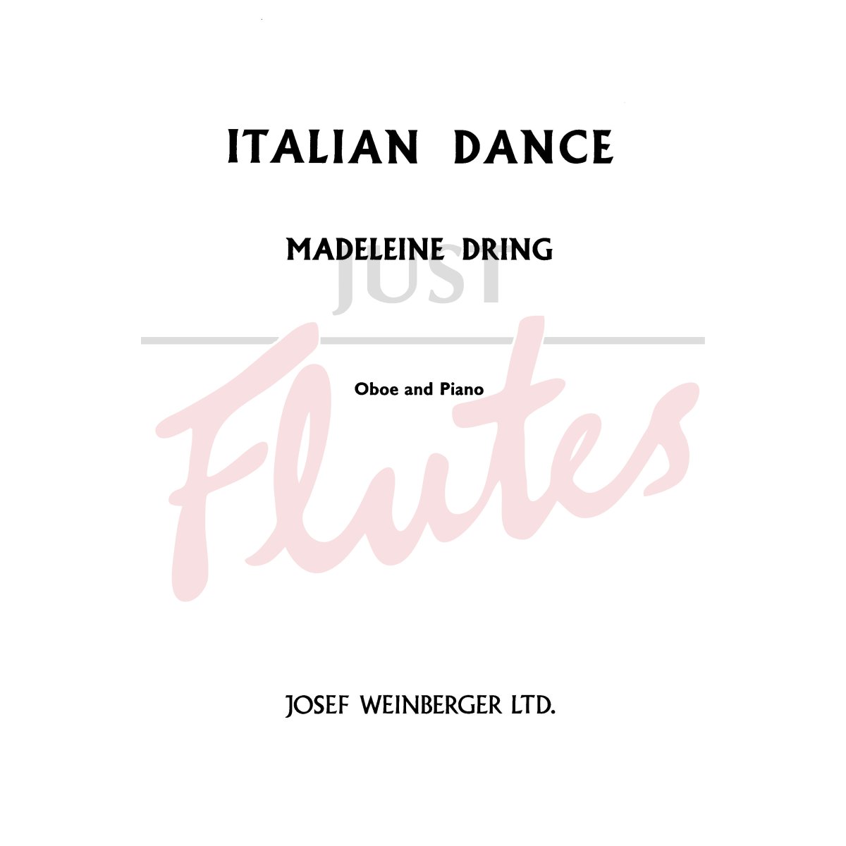 Italian Dance for Oboe and Piano