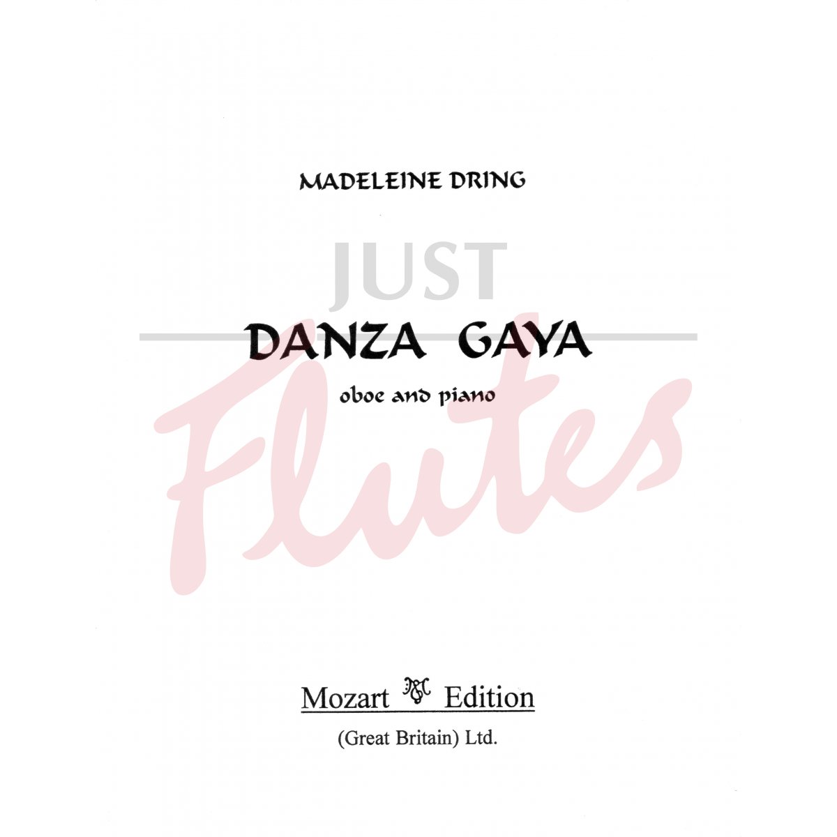 Danza Gaya for Oboe and Piano