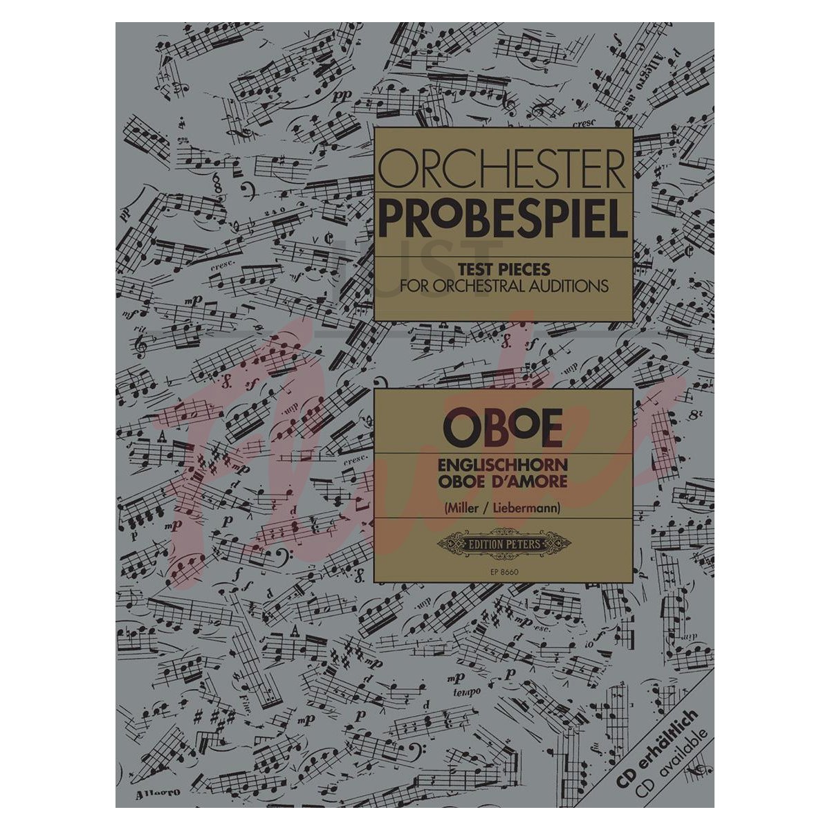 Orchester-Probespiel: Test Pieces for Orchestral Auditions for Oboe/Cor Anglais