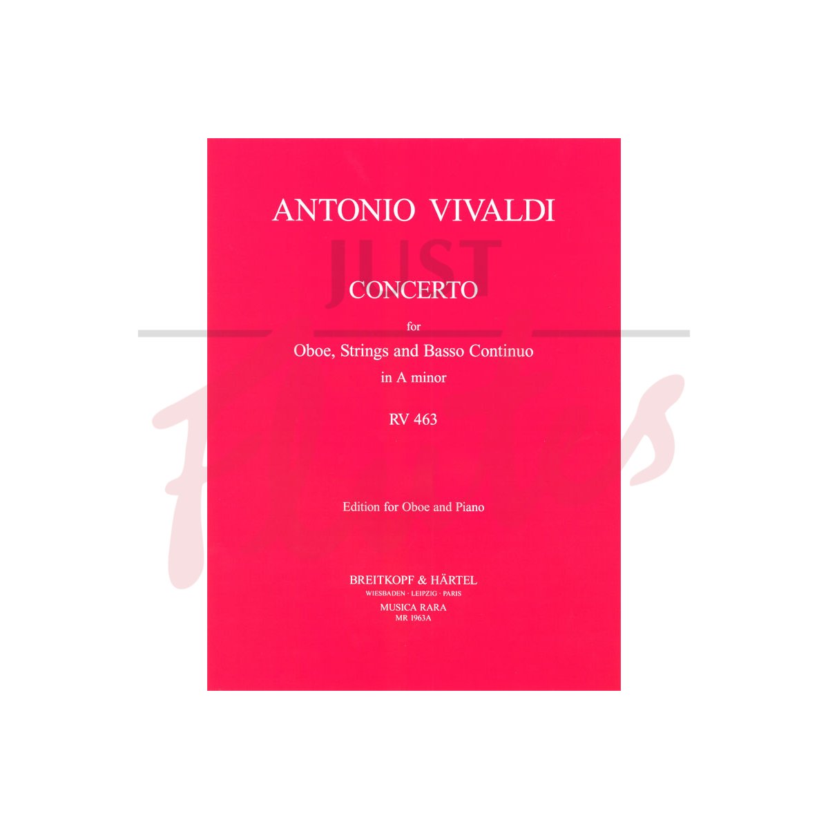 Concerto in A minor for Oboe and Piano RV 463 F. VII No. 13