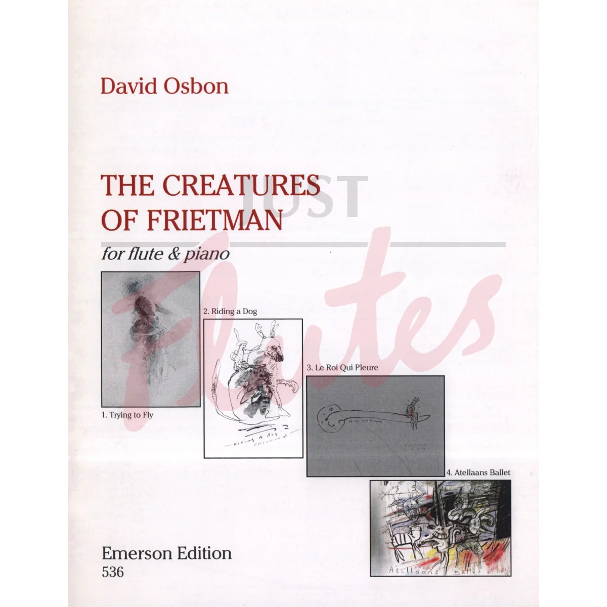 The Creatures of Frietman for Flute and Piano