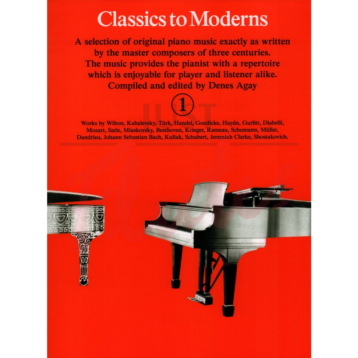 Classics To Moderns for Piano, Book 1