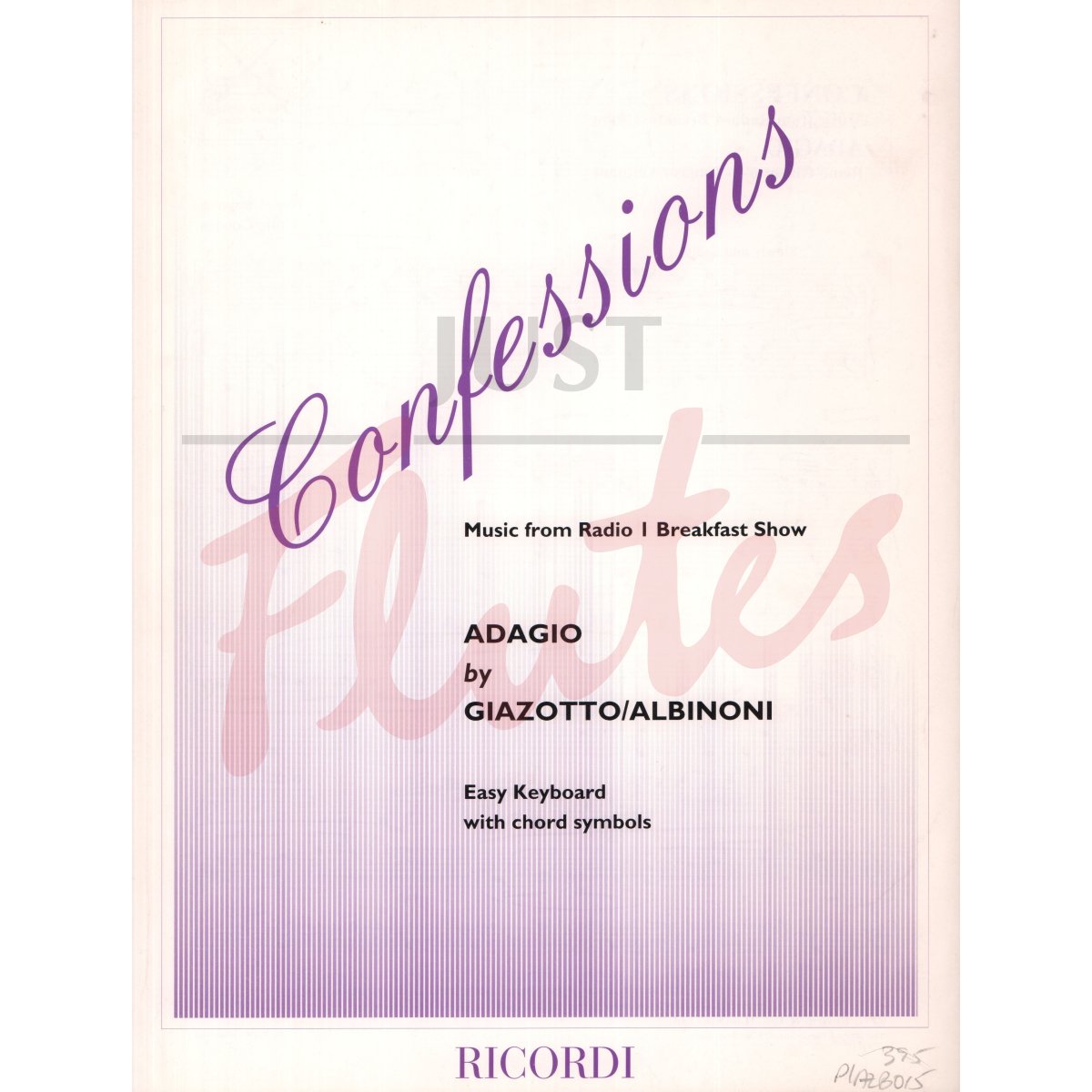 Confessions (Adagio in G Minor) for Piano 