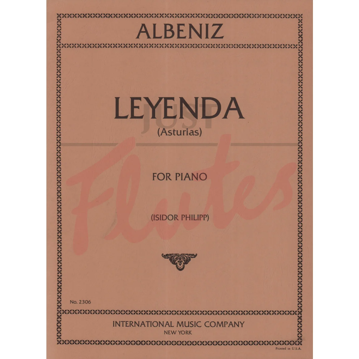 Leyenda (Asturias) for Piano