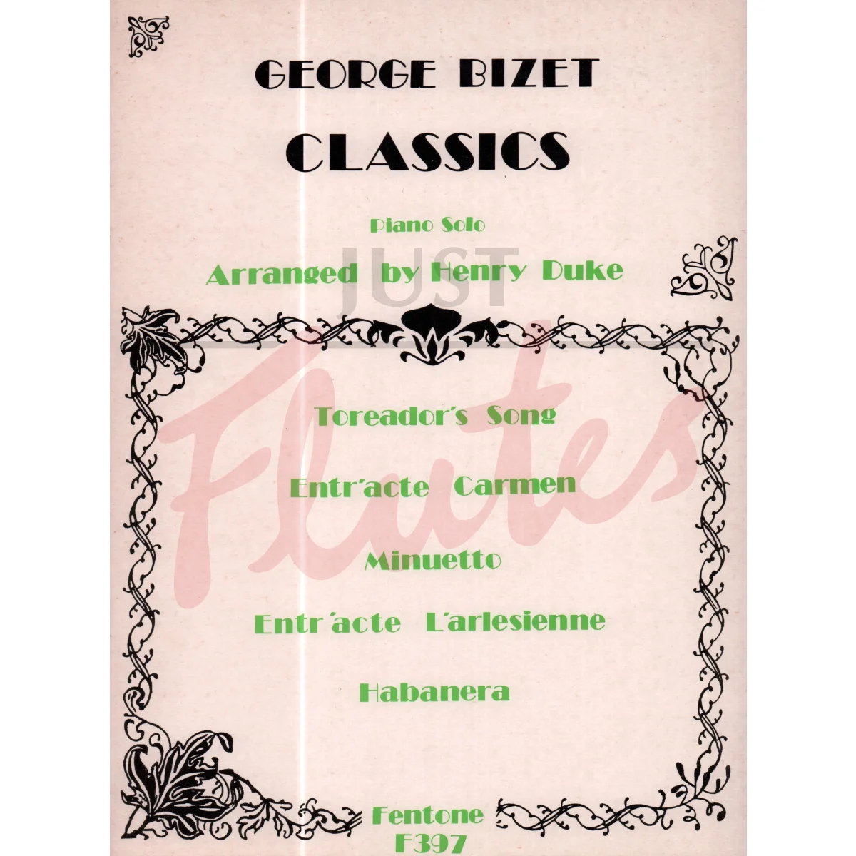 Bizet Classics for Piano