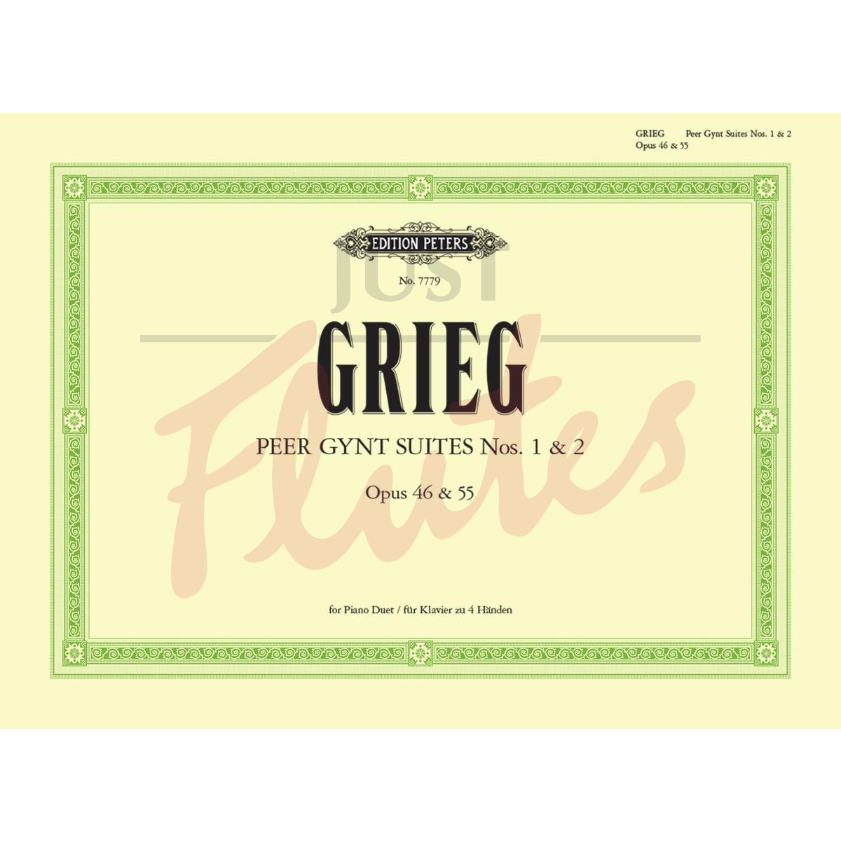 Peer Gynt Suites 1 &amp; 2 [Piano Duet]