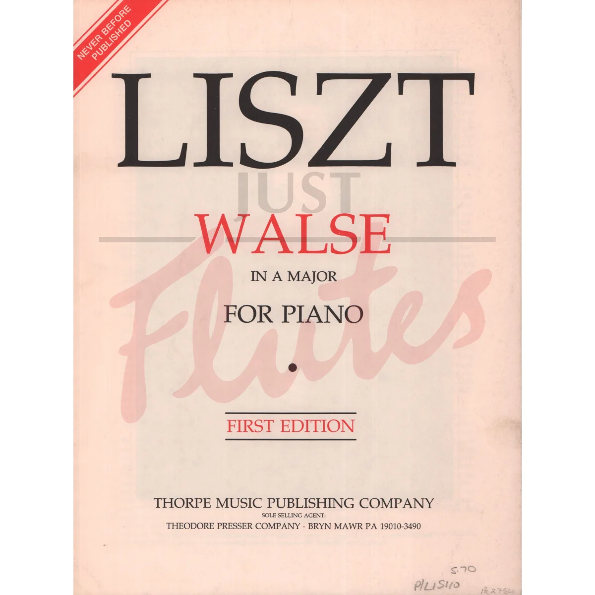 Waltz in A Major for Piano 