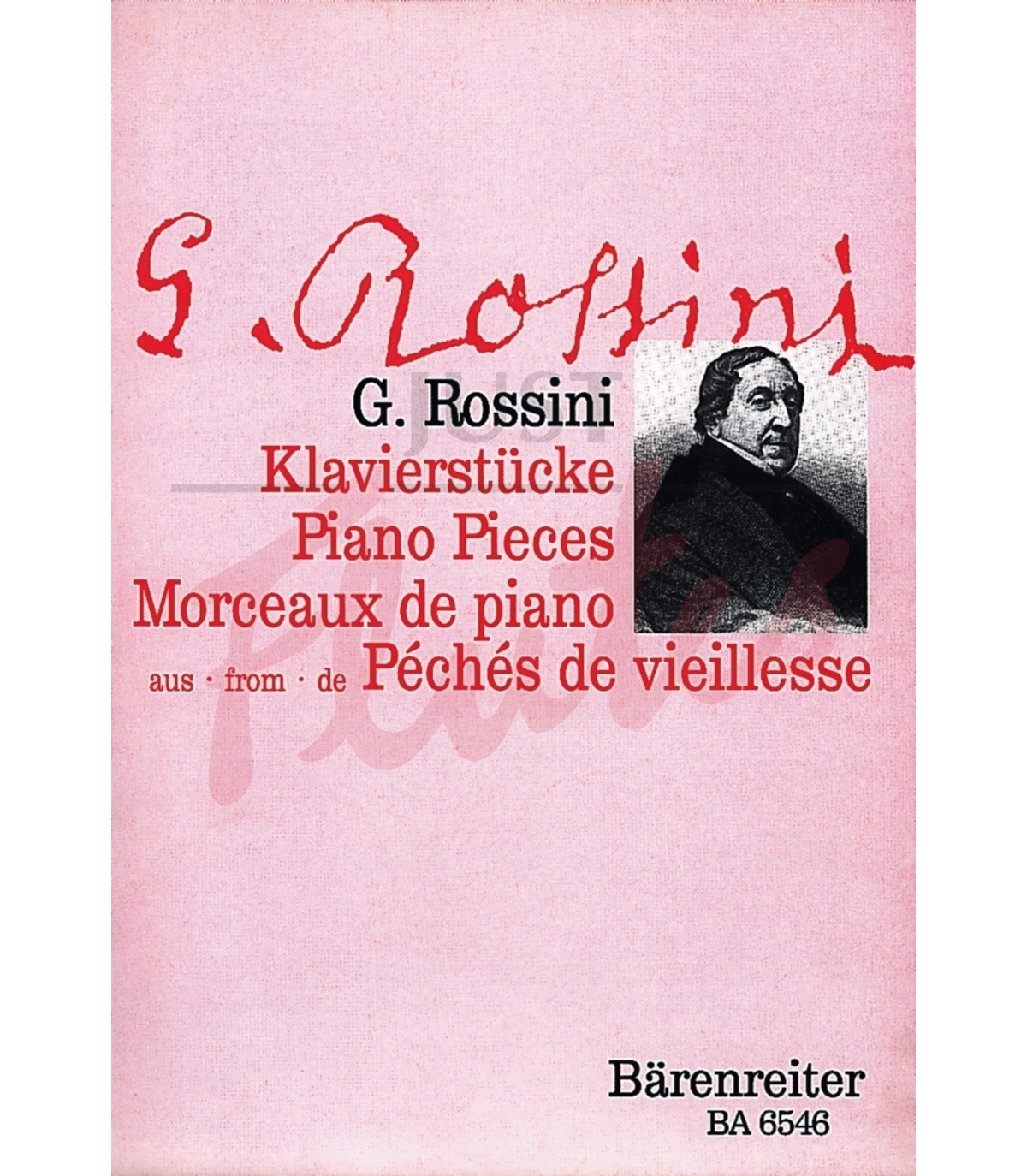 Pieces from Peches de Vieilles for Piano