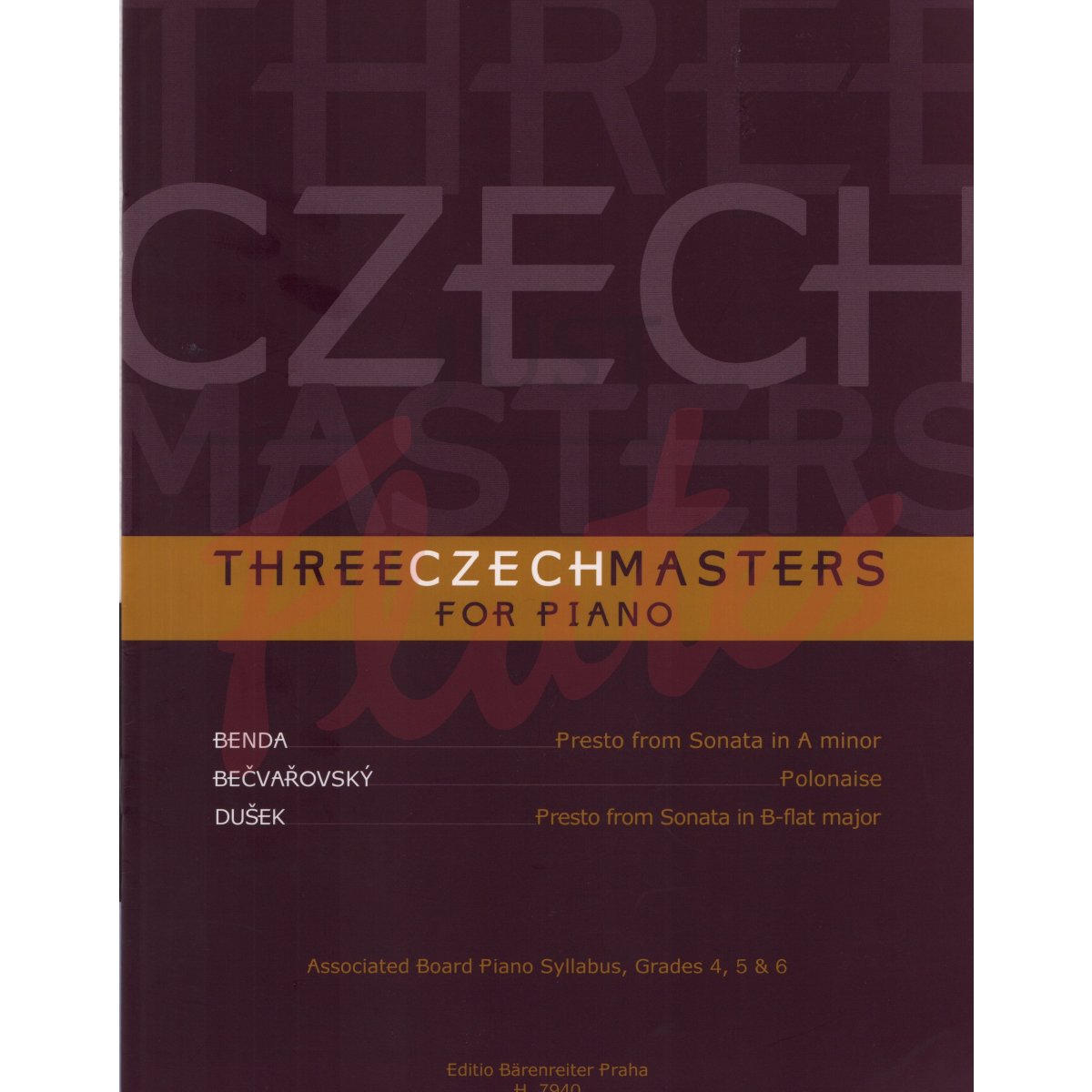 Three Czech Masters for Piano