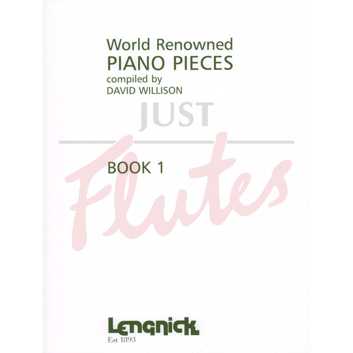 World Renowned Piano Pieces Book 1