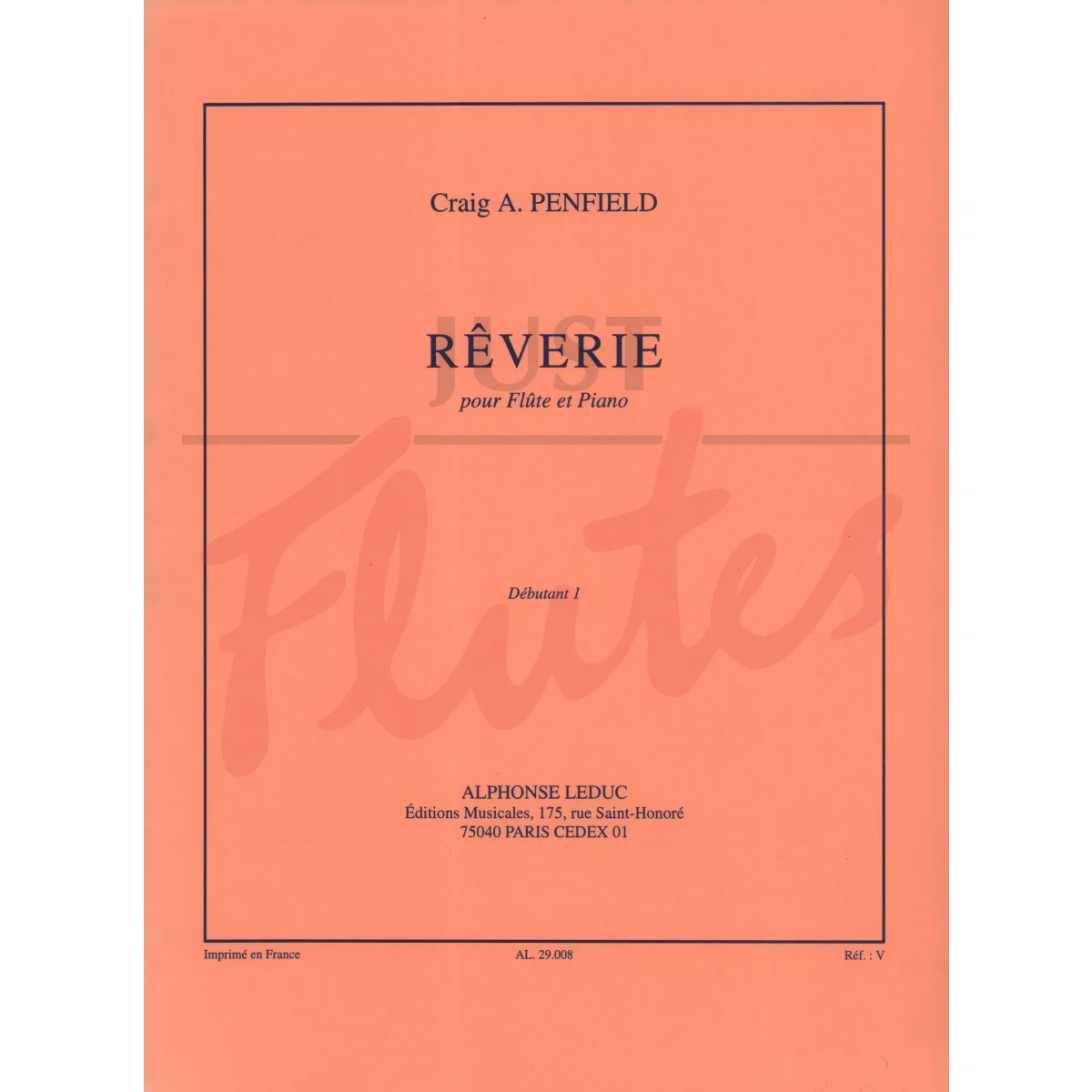 Rêverie for Flute and Piano