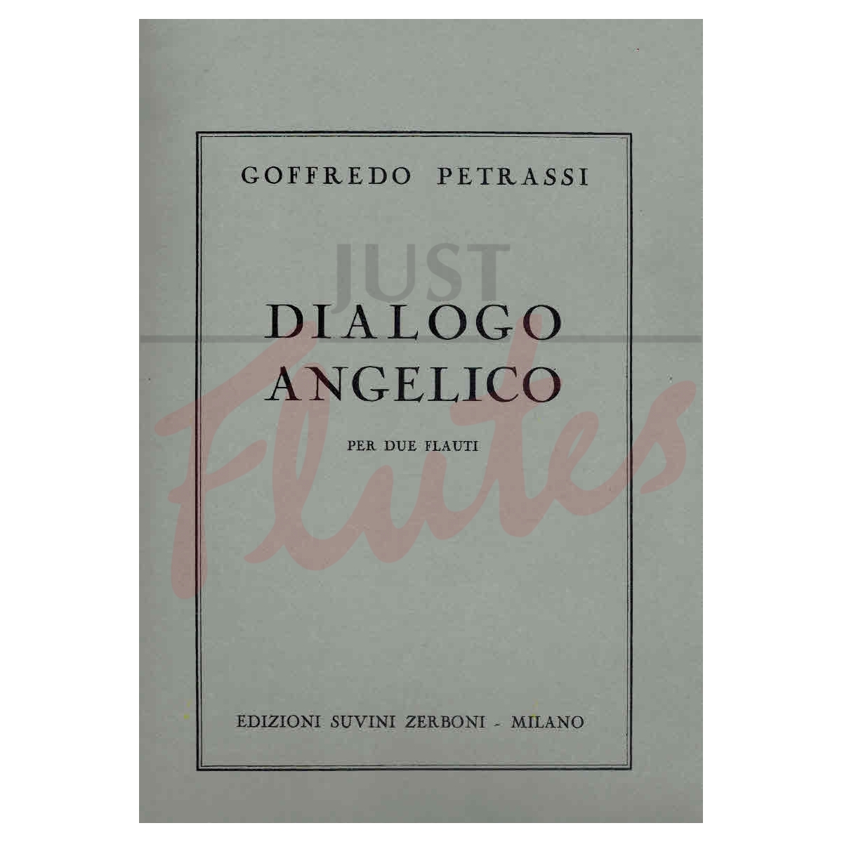 Dialogo Angelico for Two Flutes