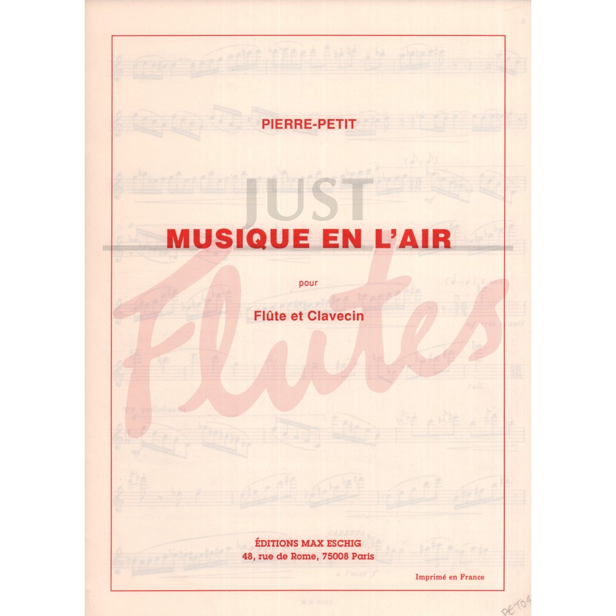 Musique en l'Air for Flute and Piano