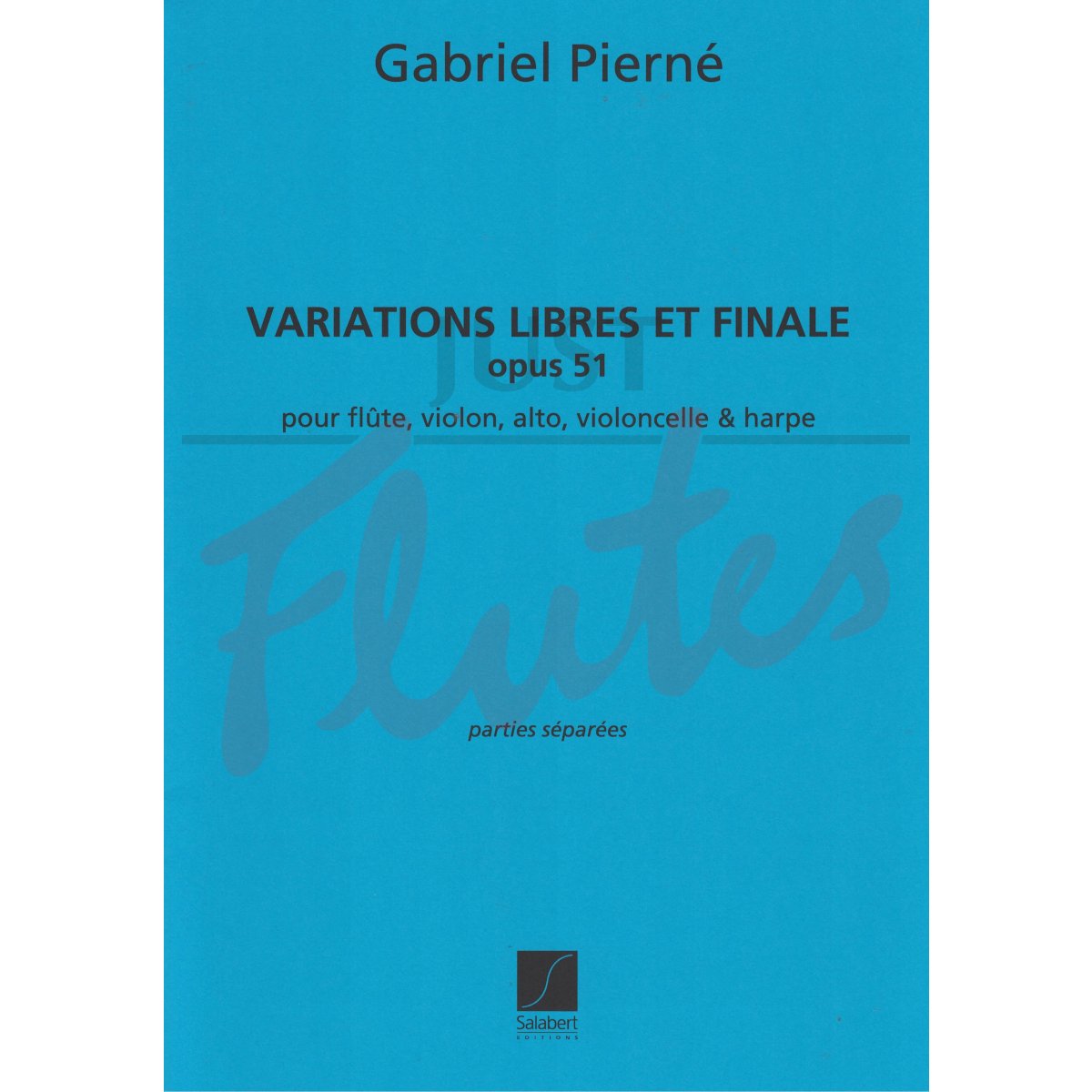 Variations Libres et Finale for Flute, Harp and String Trio