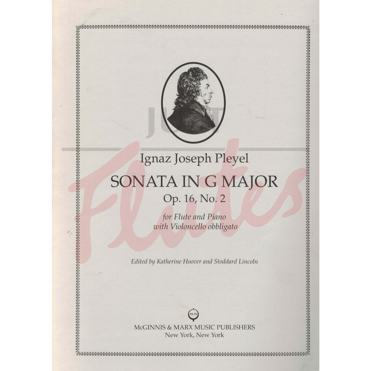 Sonata in G major for Flute and Piano